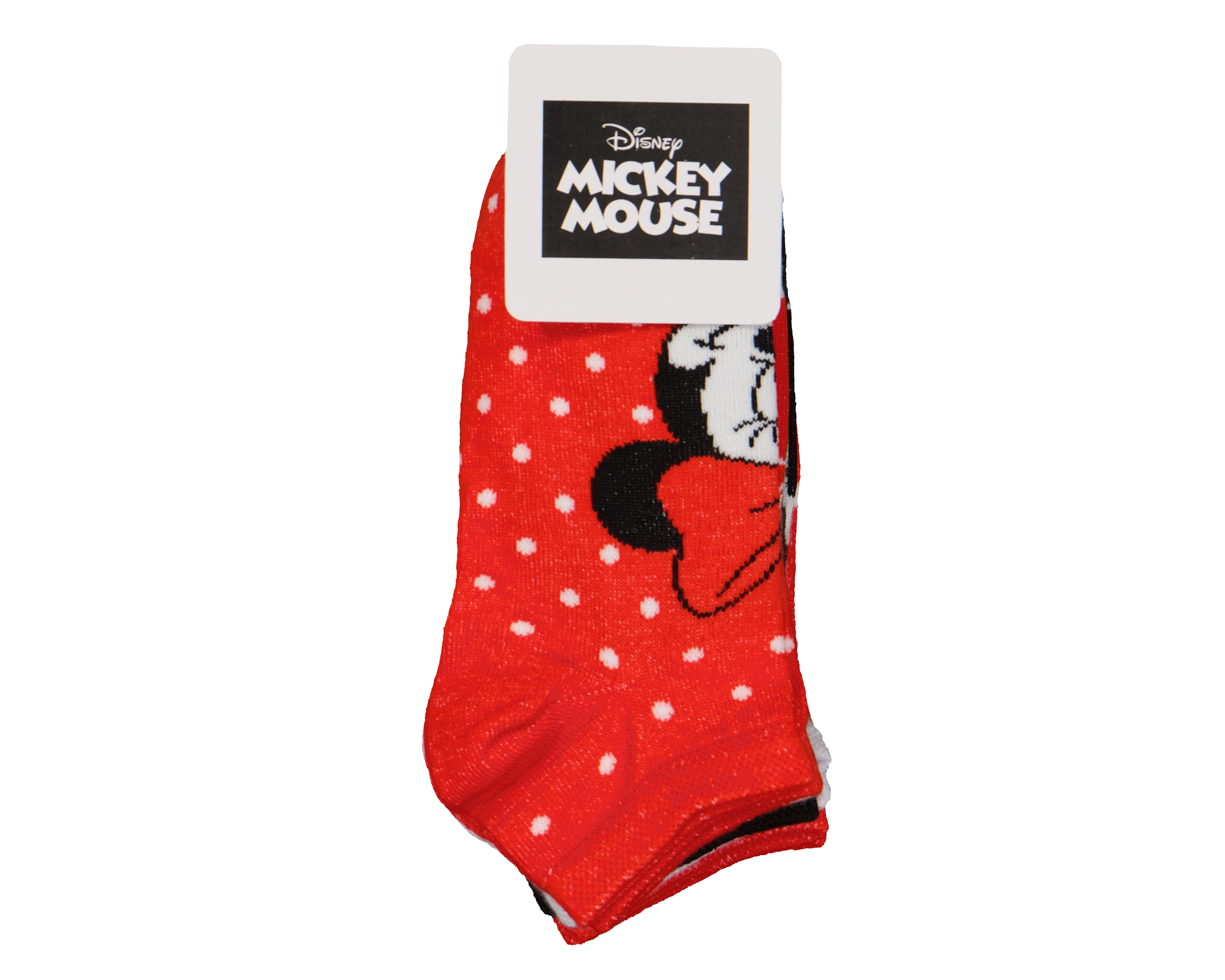 Foto 4 pulgar | Foto 3 | Calcetas Disney Minnie Mouse para Niña 6 Pares