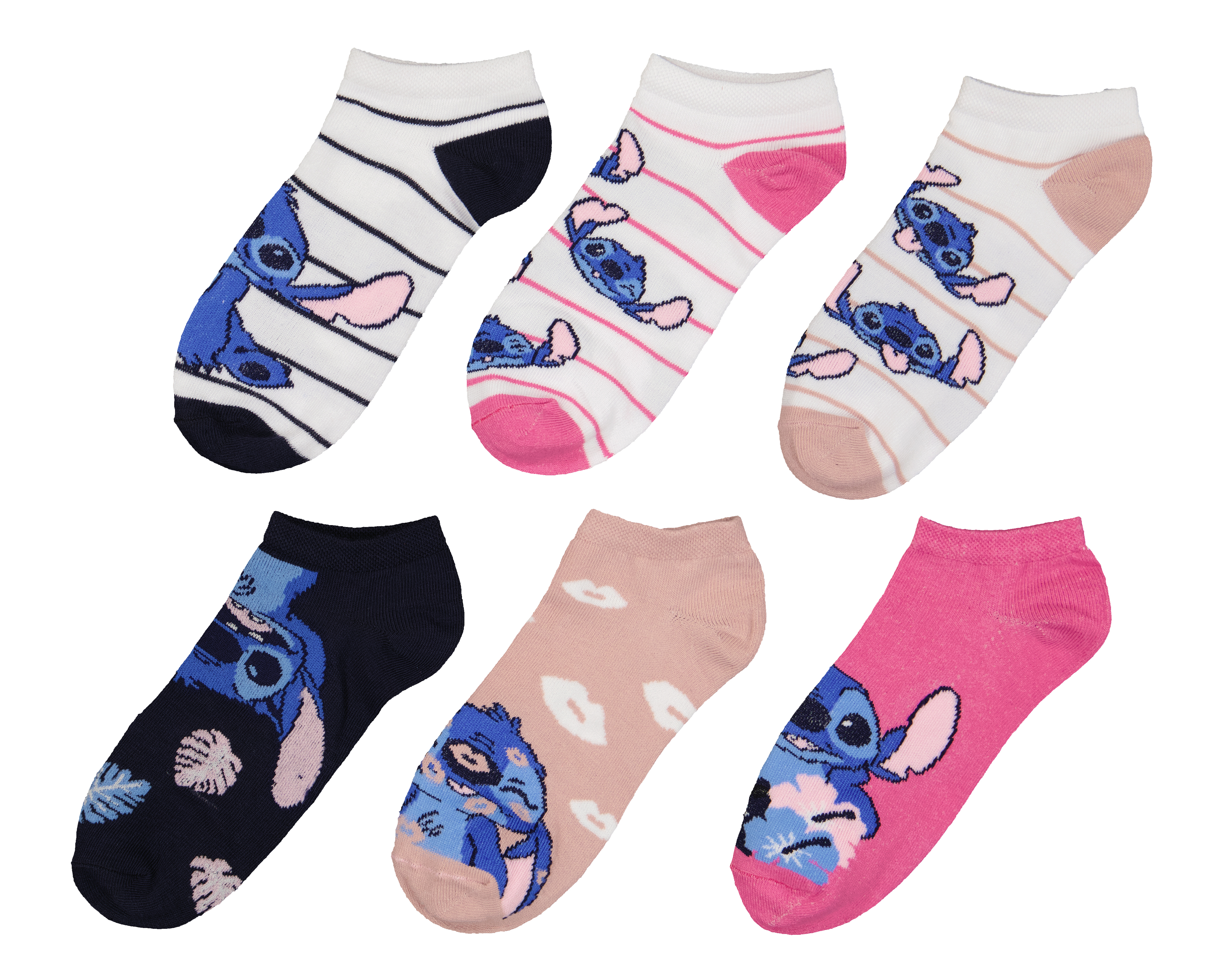 Calcetas Disney Lilo & Stitch para Niña 6 Pares