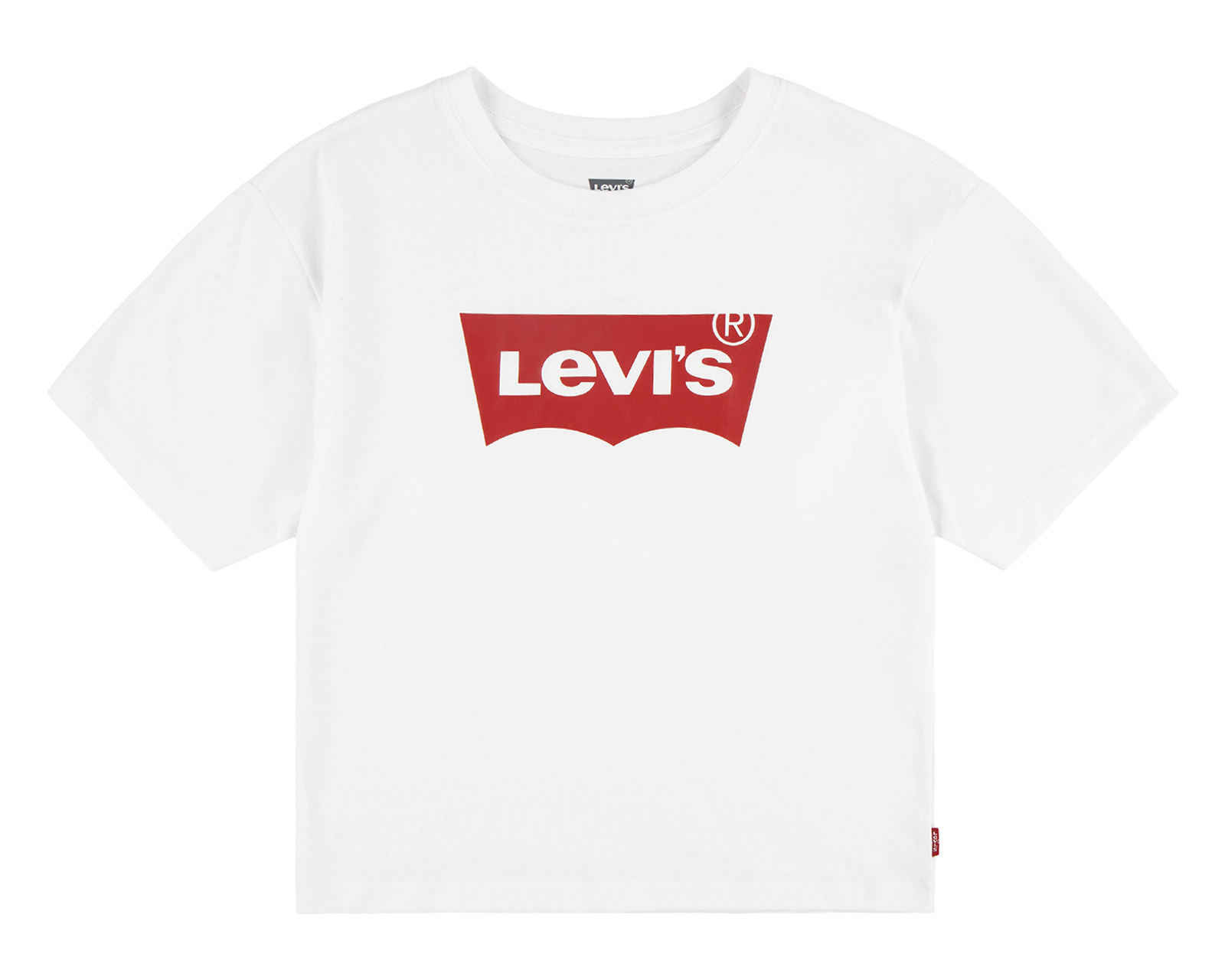 Foto 1 | Foto 1 | Playera de Cuello Redondo Blanca Levi's para Niña