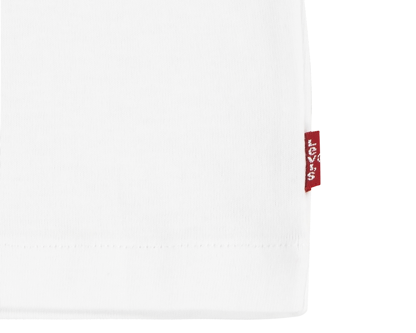 Foto 5 pulgar | Foto 4 | Playera de Cuello Redondo Blanca Levi's para Niña