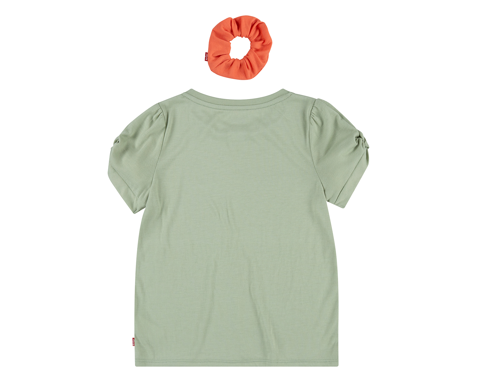 Foto 2 | Foto 2 | Playera Verde Levi's Juvenil con Scrunchie