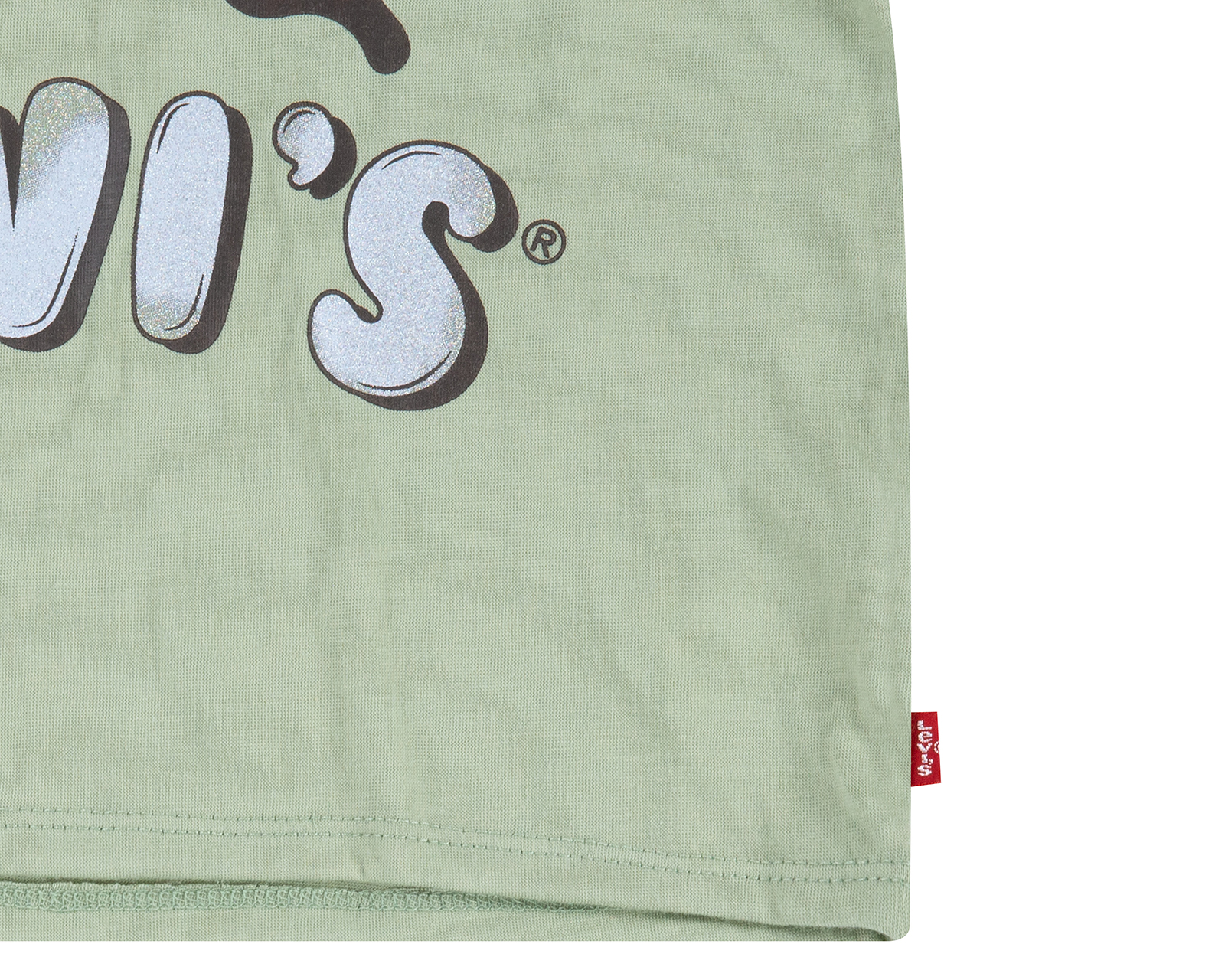 Foto 4 | Foto 4 | Playera Verde Levi's Juvenil con Scrunchie