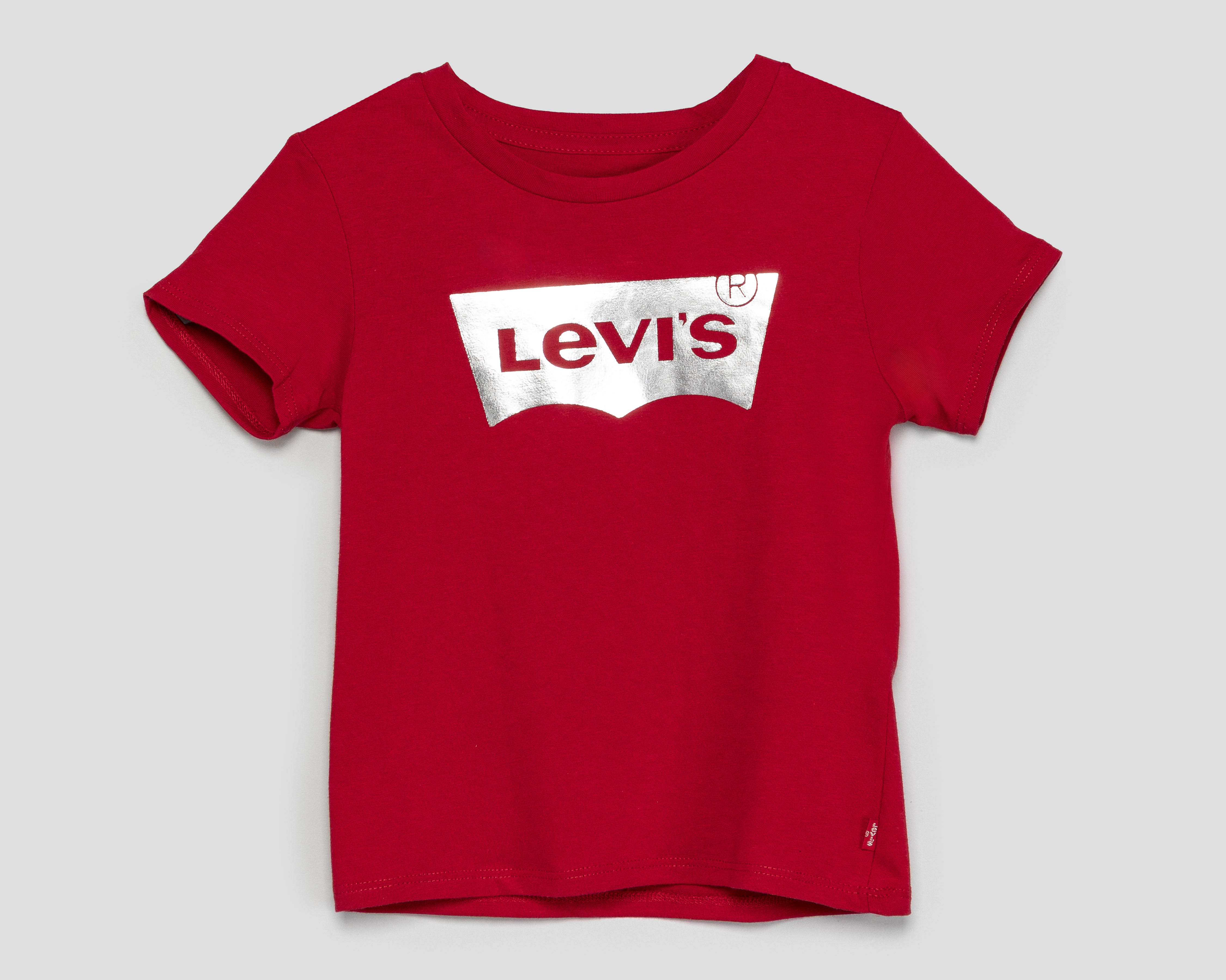 Foto 2 pulgar | Foto 1 | Playera de Cuello Redondo Roja Levi's Juvenil