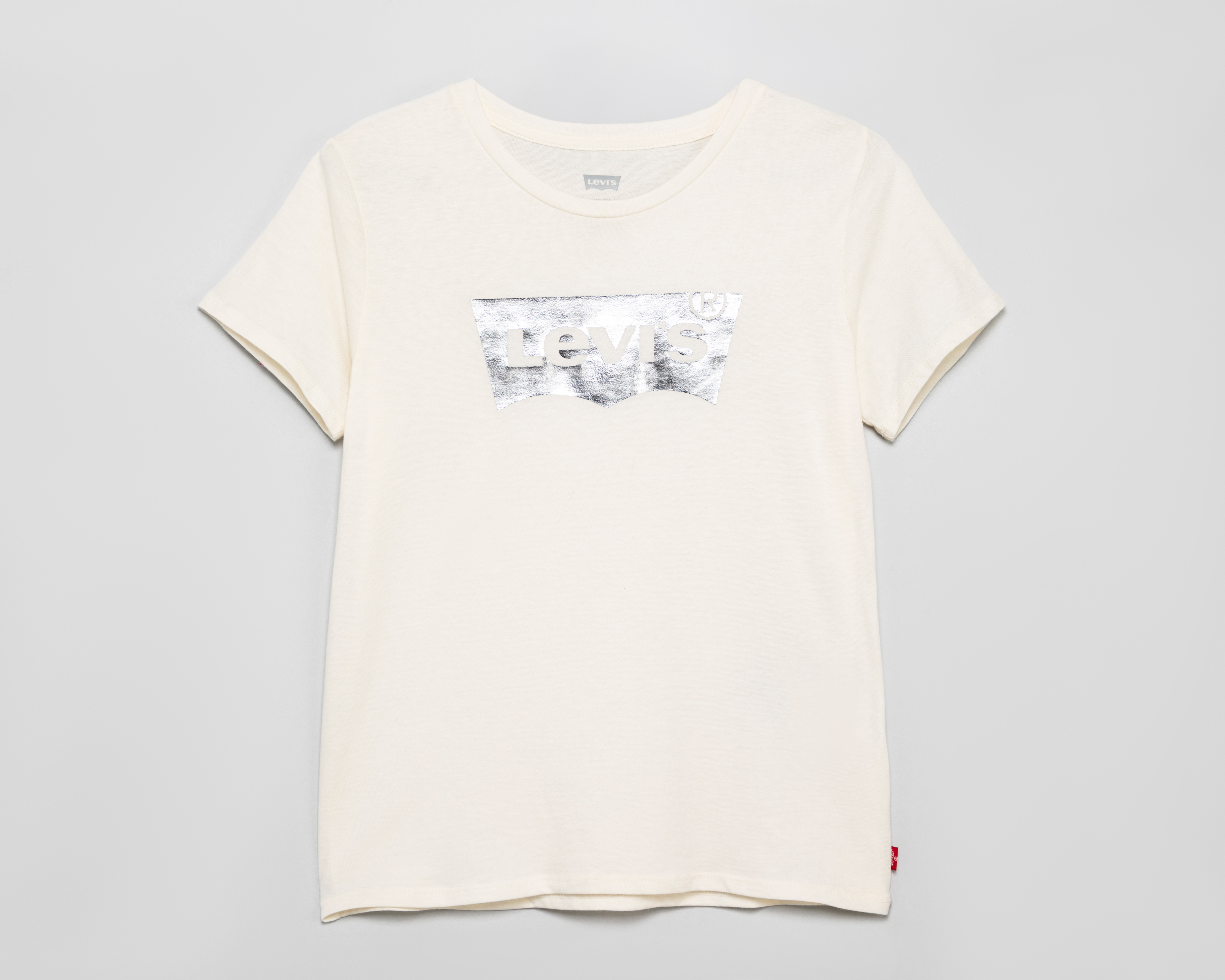 Playera de Cuello Redondo Blanco Levi's Juvenil