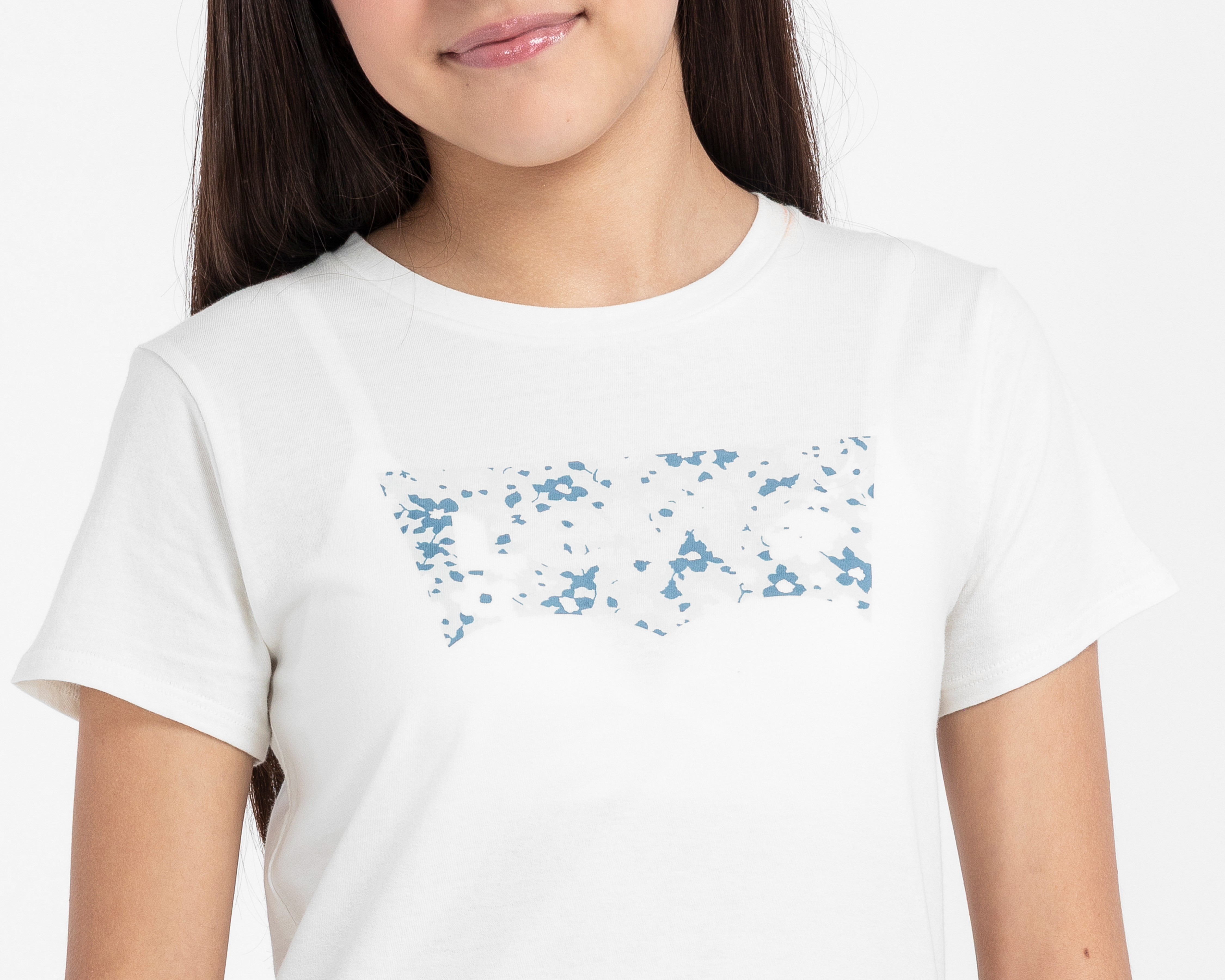 Foto 4 | Foto 4 | Playera de Cuello Redondo Blanca Levi's Juvenil