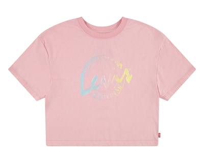 Foto 1 | Foto 1 | Playera de Cuello Redondo Rosa Levi's para Niña