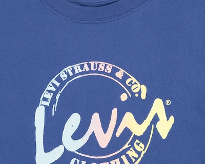 Foto 3 | Foto 3 | Playera de Cuello Redondo Azul Levi's para Niña