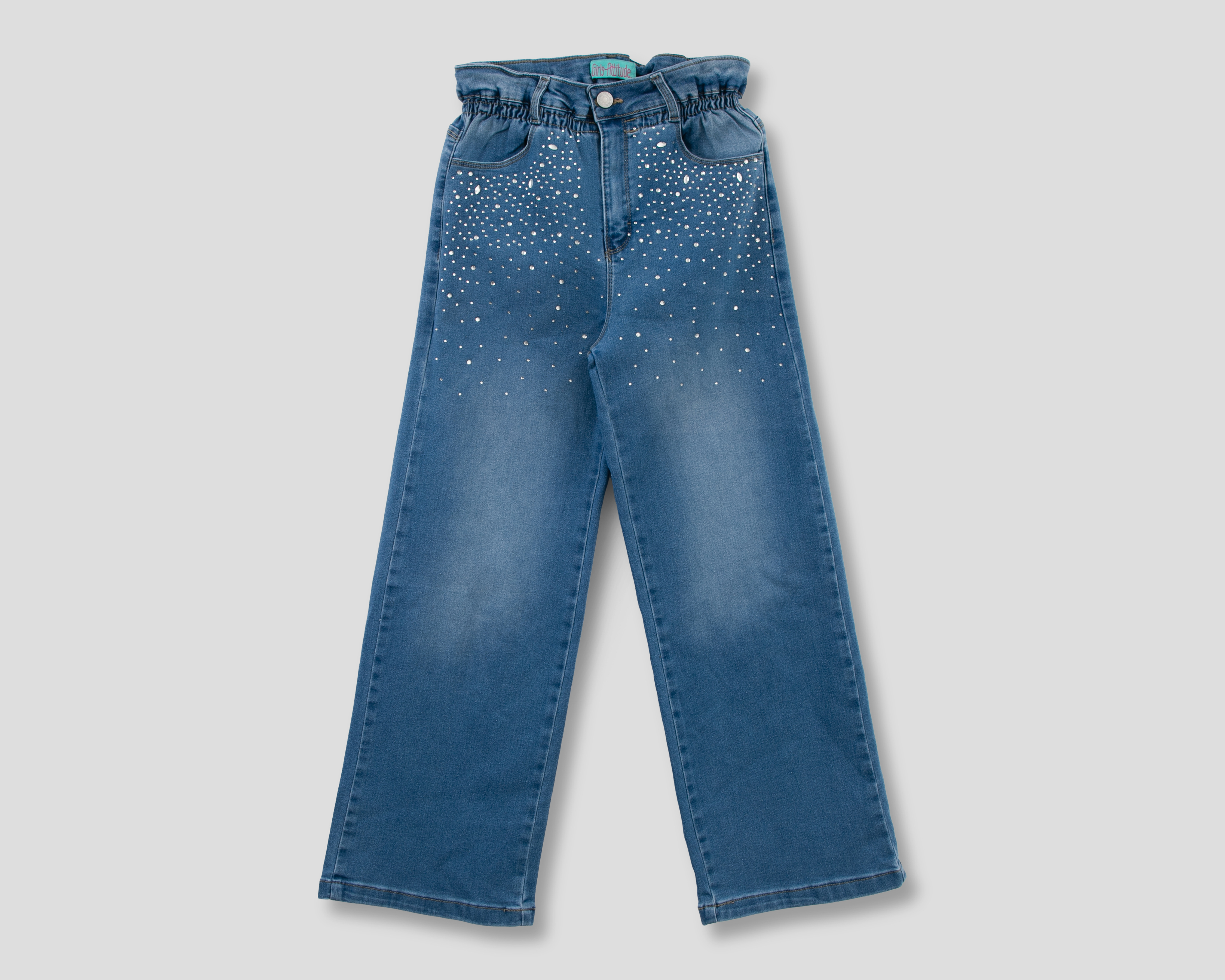 Foto 1 | Foto 1 | Pantalón Girls Attitude Wide Leg para Niña
