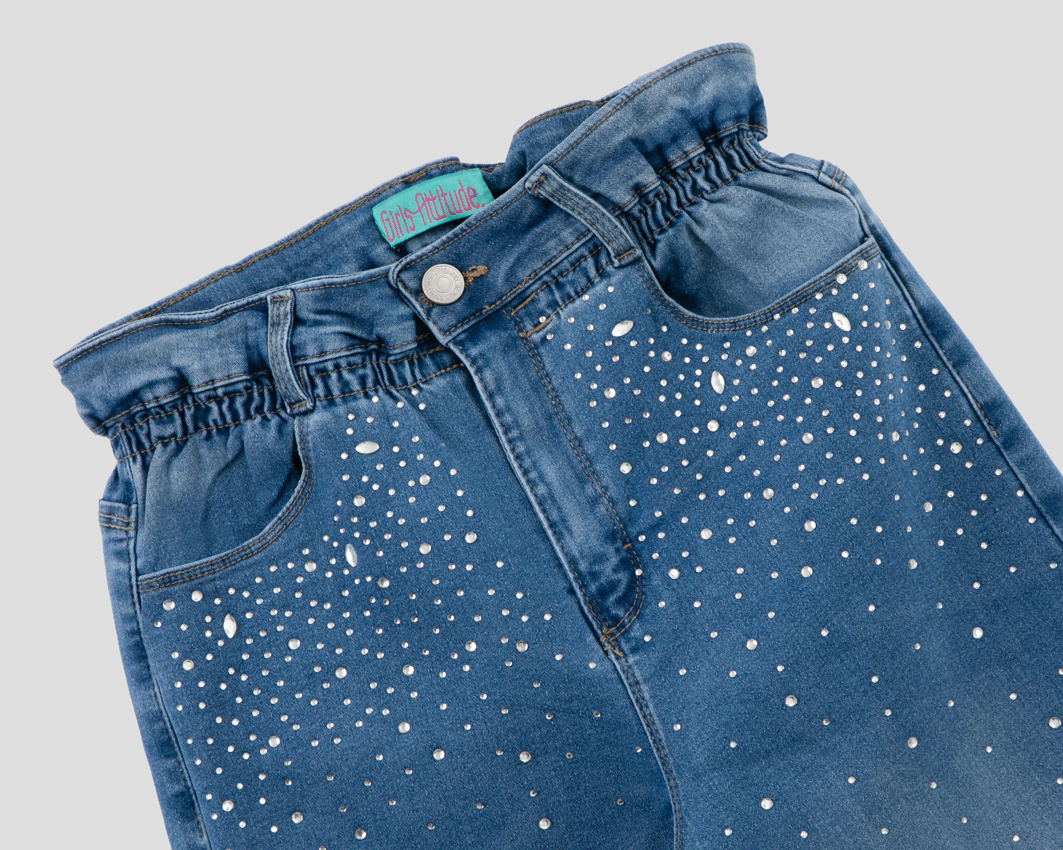 Foto 3 | Foto 3 | Pantalón Girls Attitude Wide Leg para Niña