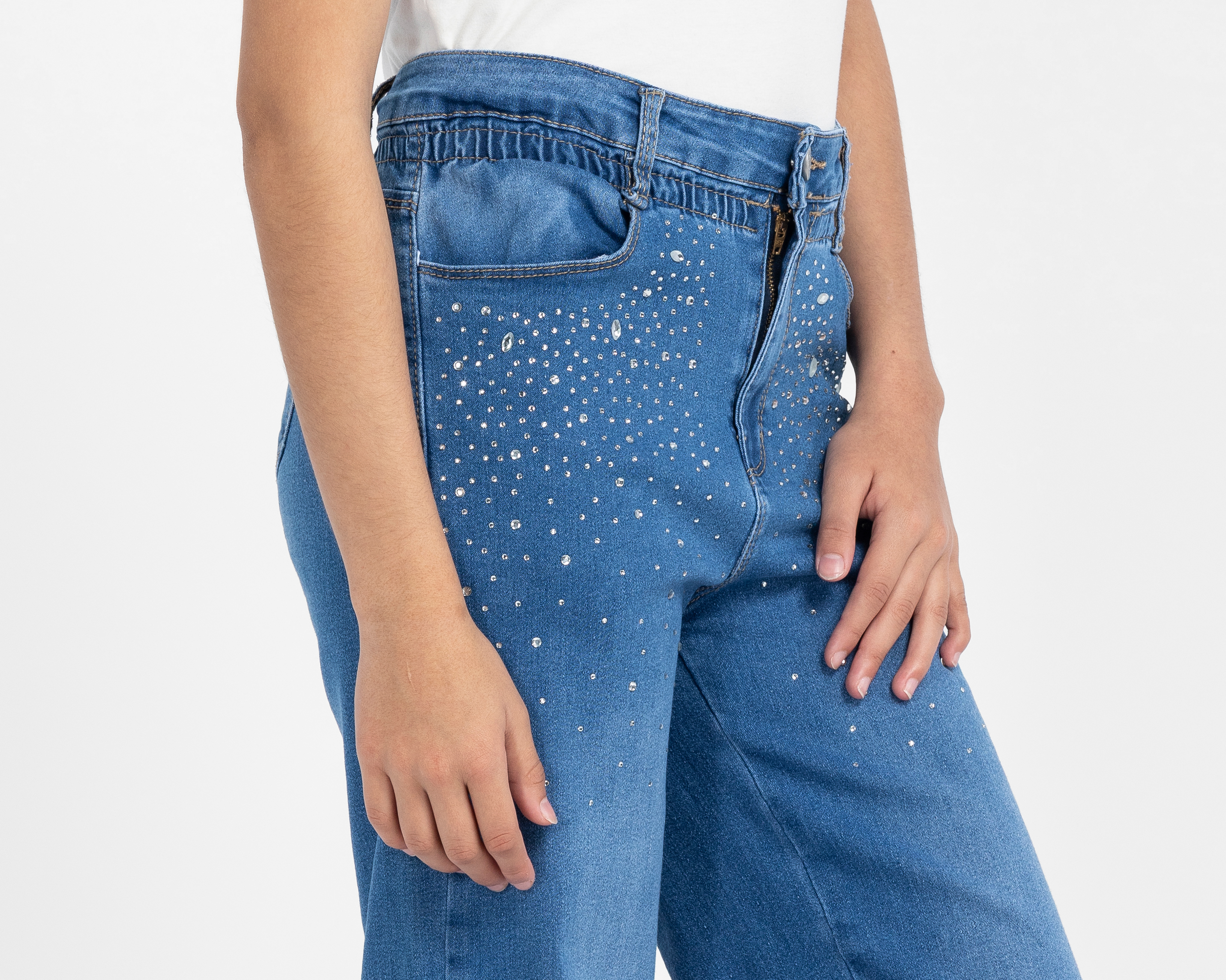 Foto 4 | Foto 4 | Pantalón Girls Attitude Wide Leg para Niña