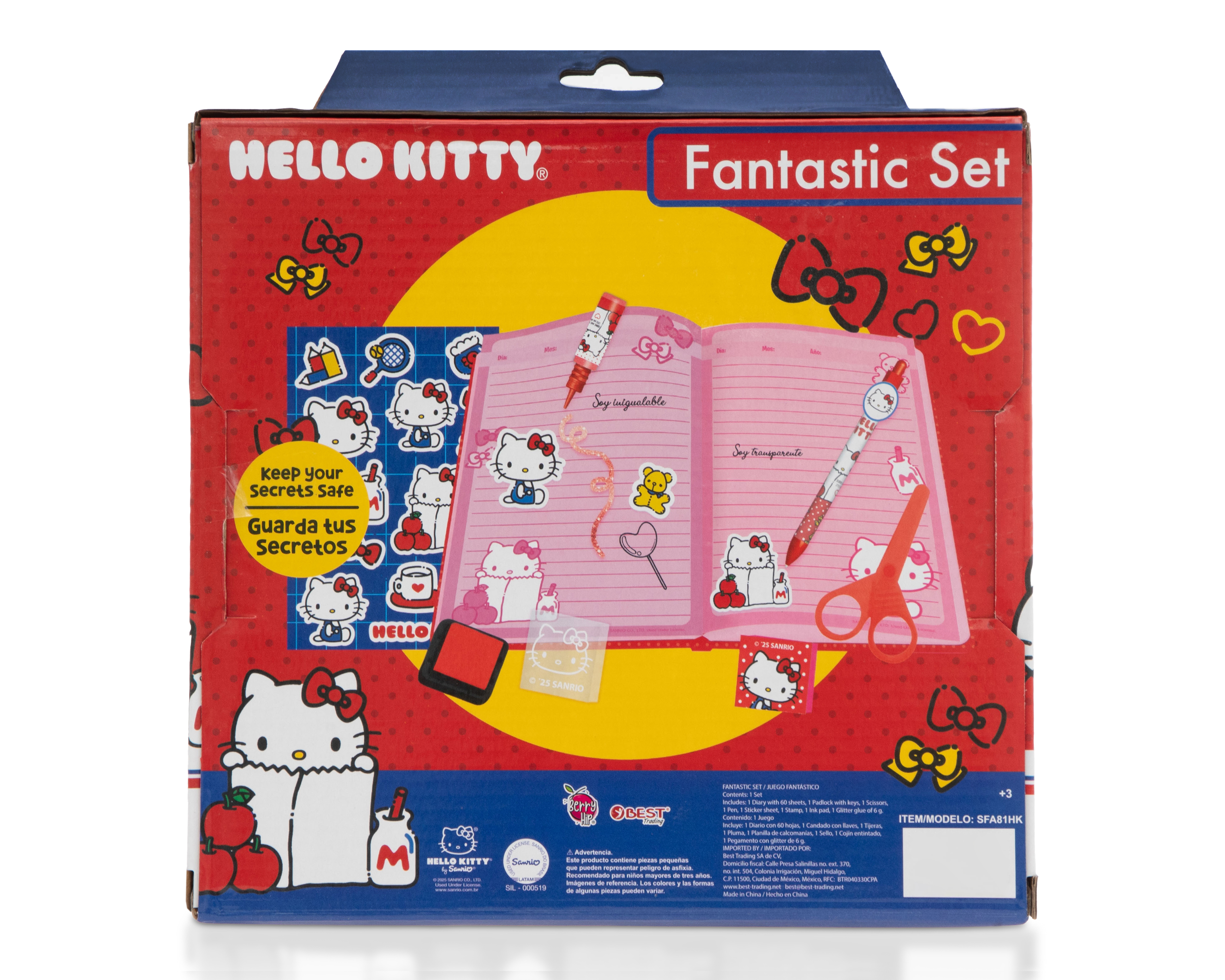 Foto 4 | Foto 4 | Diario Hello Kitty con Accesorios