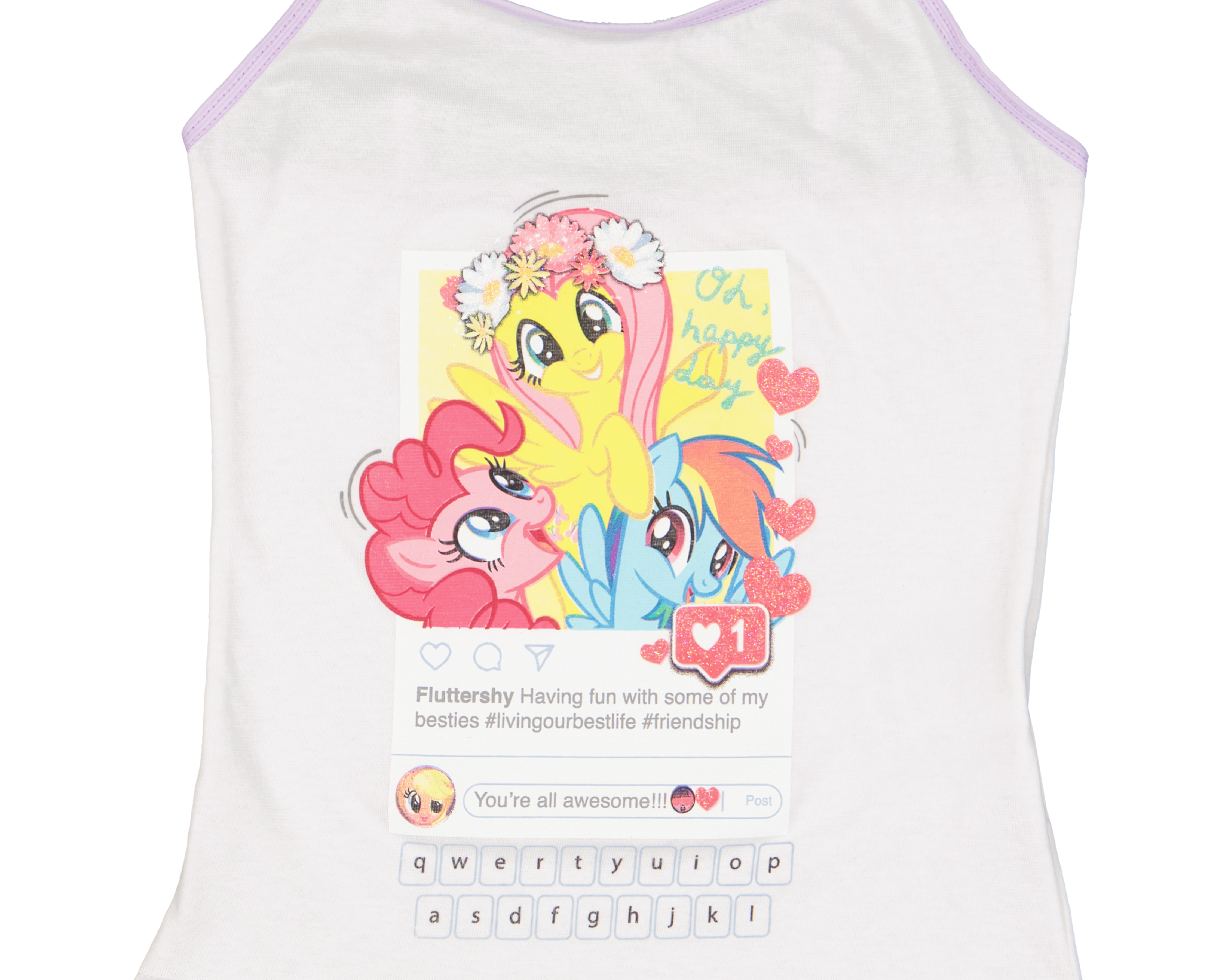 Foto 4 pulgar | Foto 3 | Camiseta Interior My Little Pony para Niña