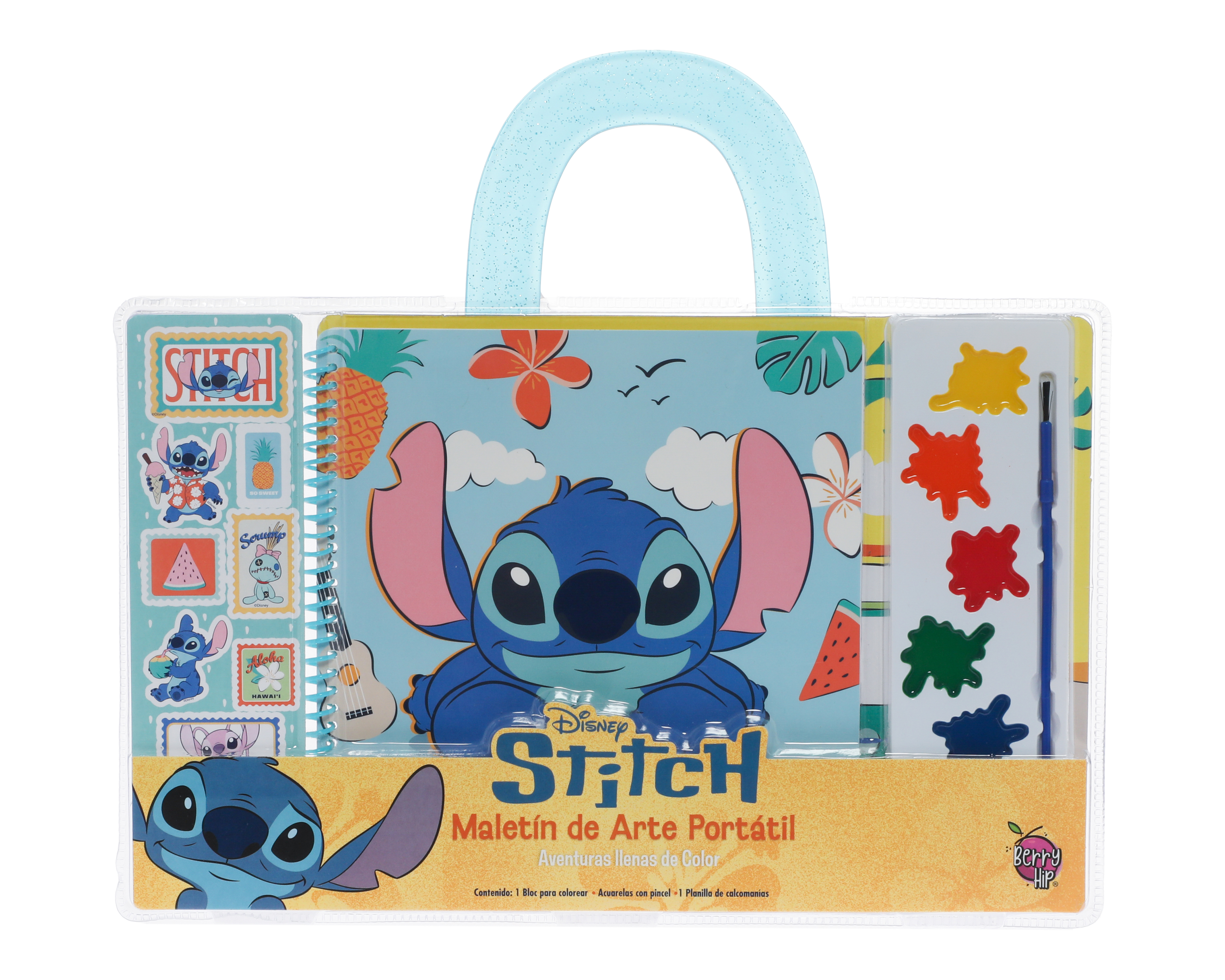 Maletín de Arte Portátil Disney Lilo & Stitch con Accesorios