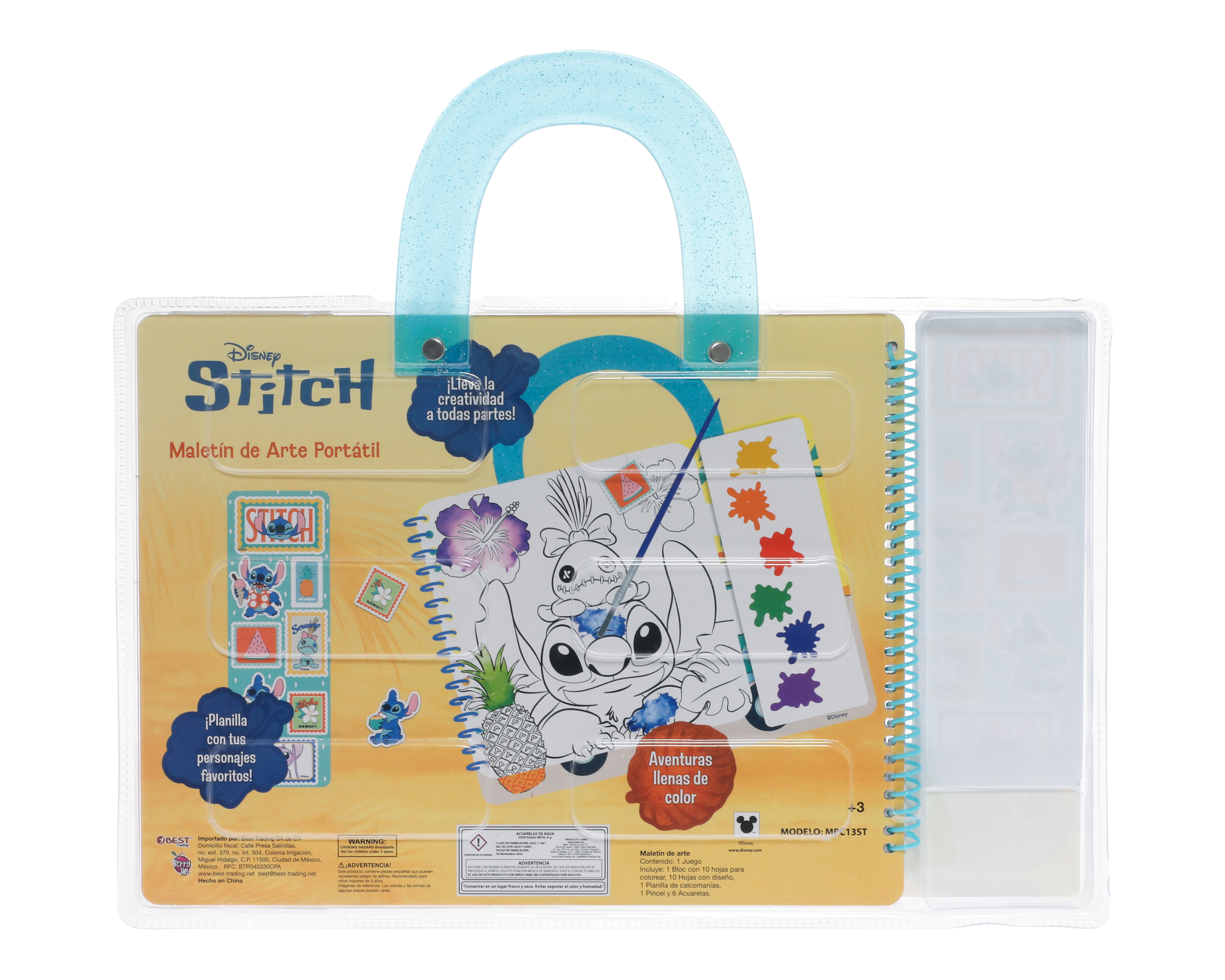 Foto 3 pulgar | Foto 2 | Maletín de Arte Portátil Disney Lilo & Stitch con Accesorios