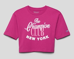 Playera Cuello Redondo Magenta Champion para Niña