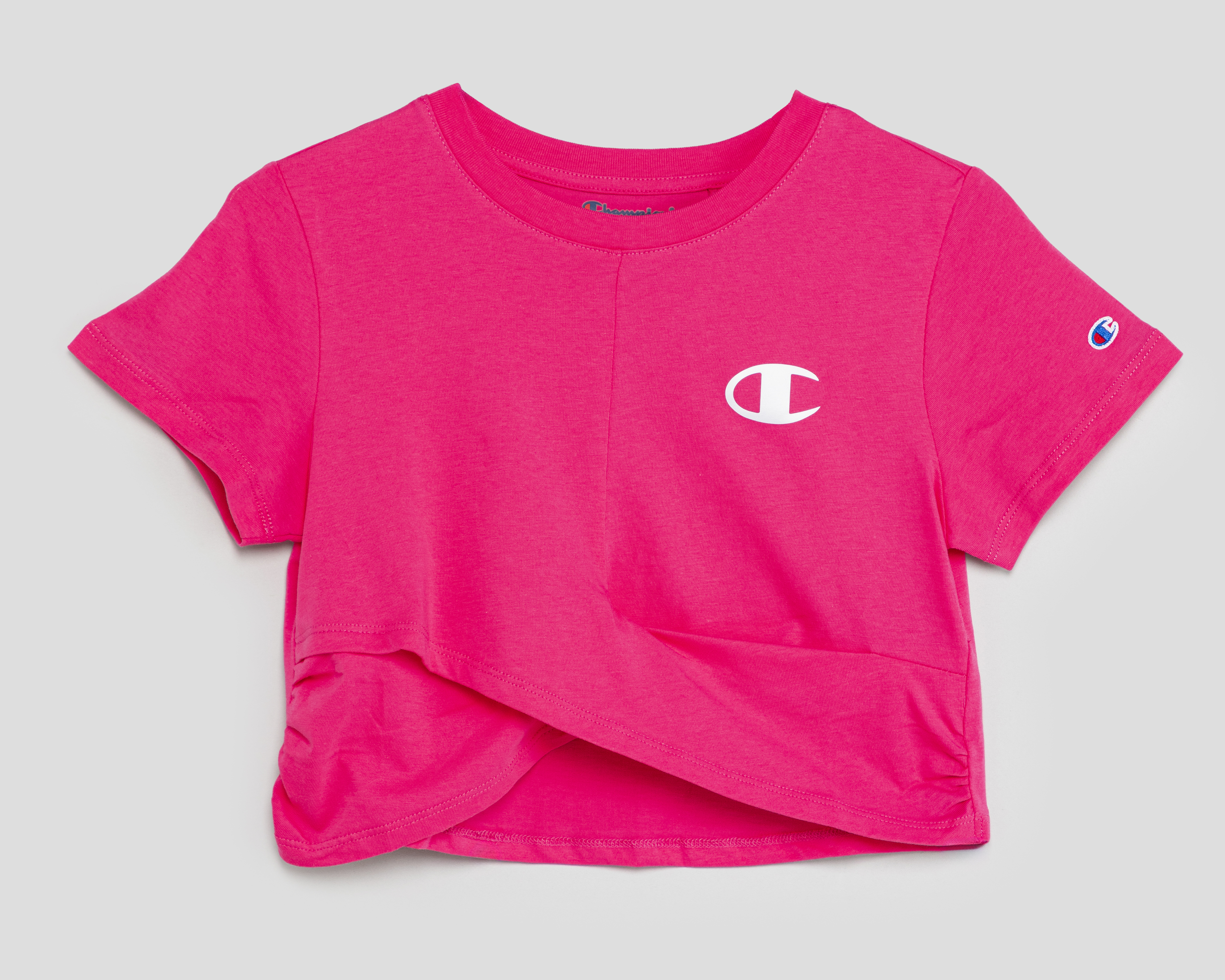 Playera de Cuello Redondo Rosa Champion Juvenil