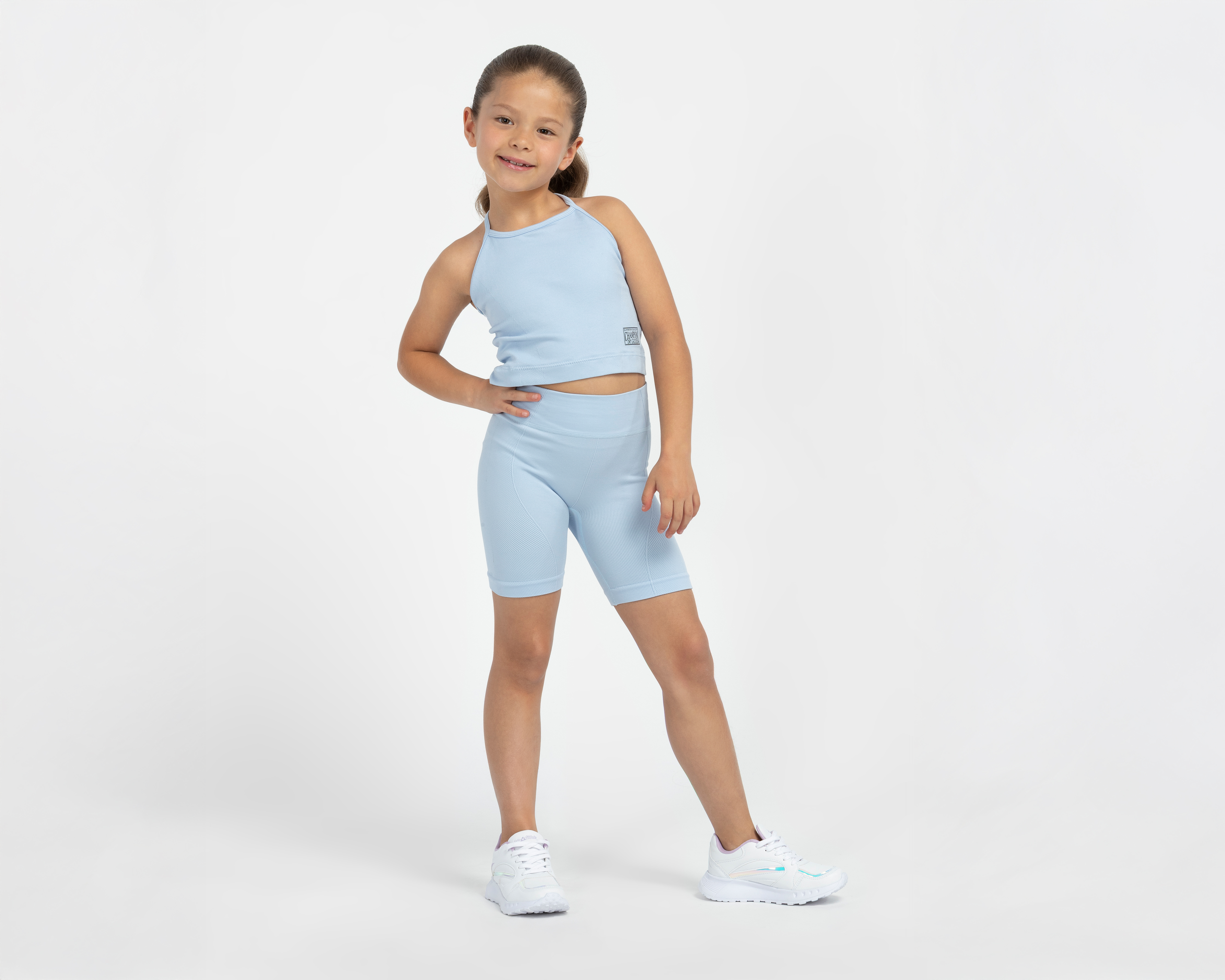 Conjunto Deportivo de Top y Short Champion para Niña