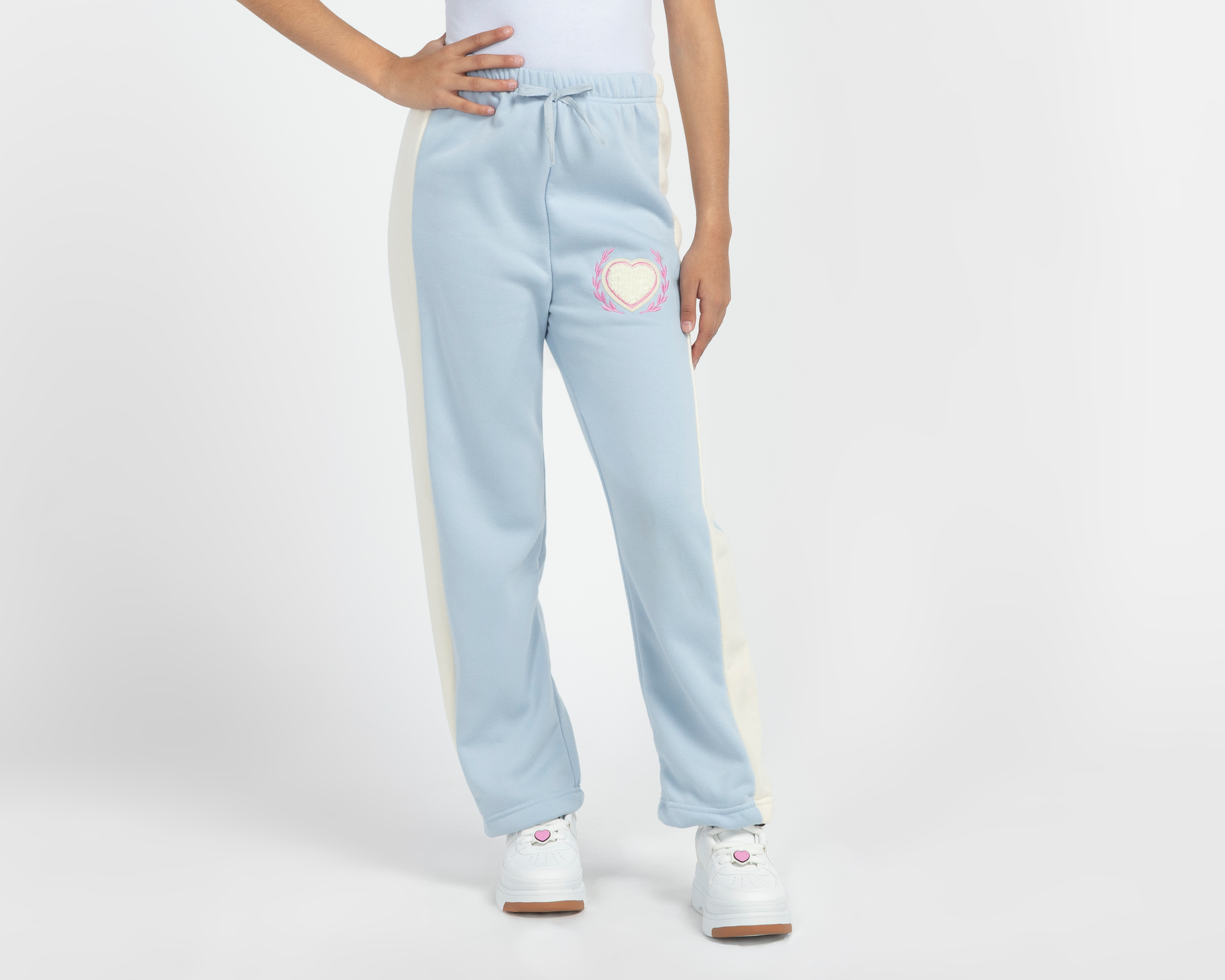 Pantalón Pink Velvet Ancho para Niña