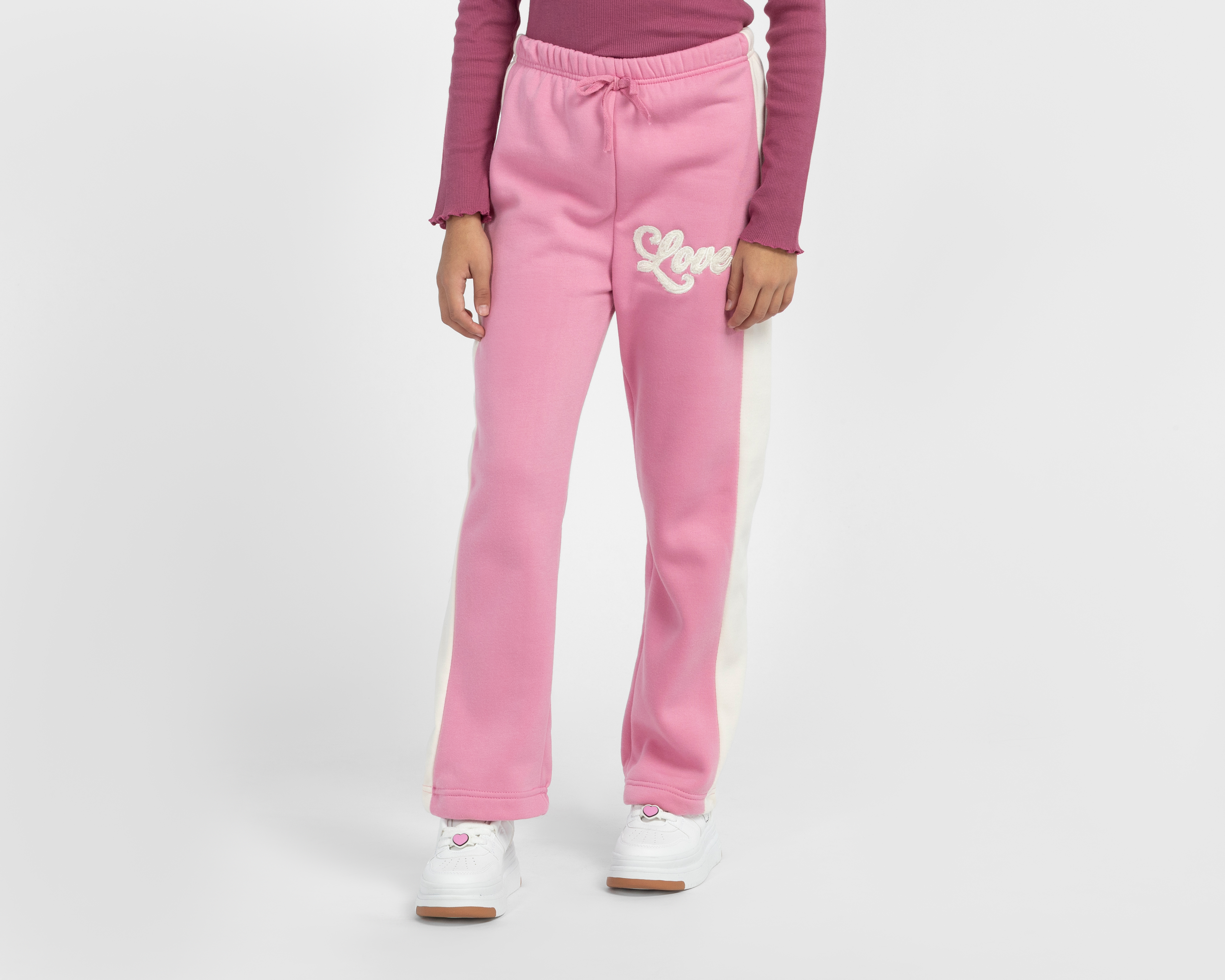 Pantalón Pink Velvet Ancho para Niña