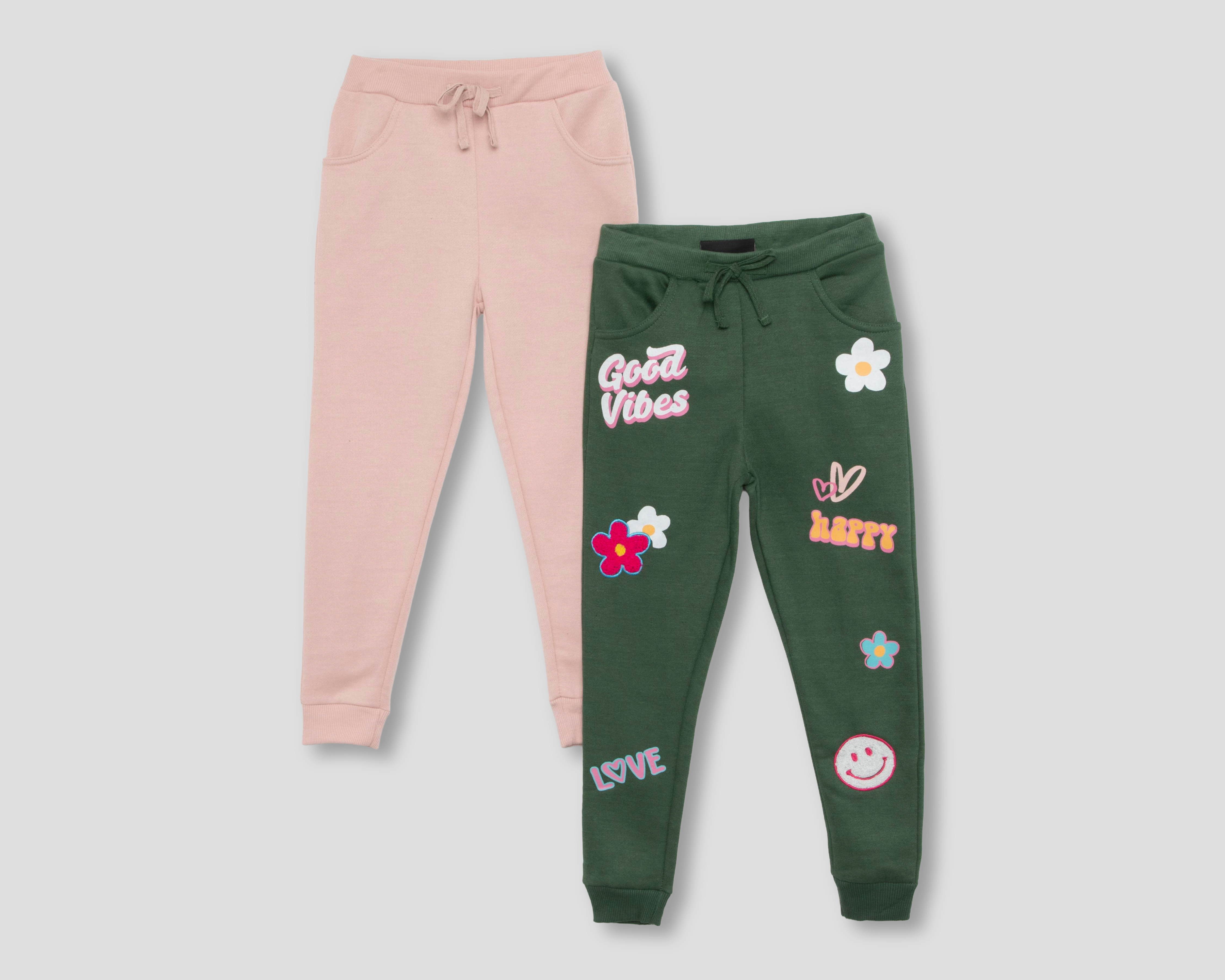 Foto 1 | Foto 1 | Jogger Pink Velvet para Niña 2 Piezas