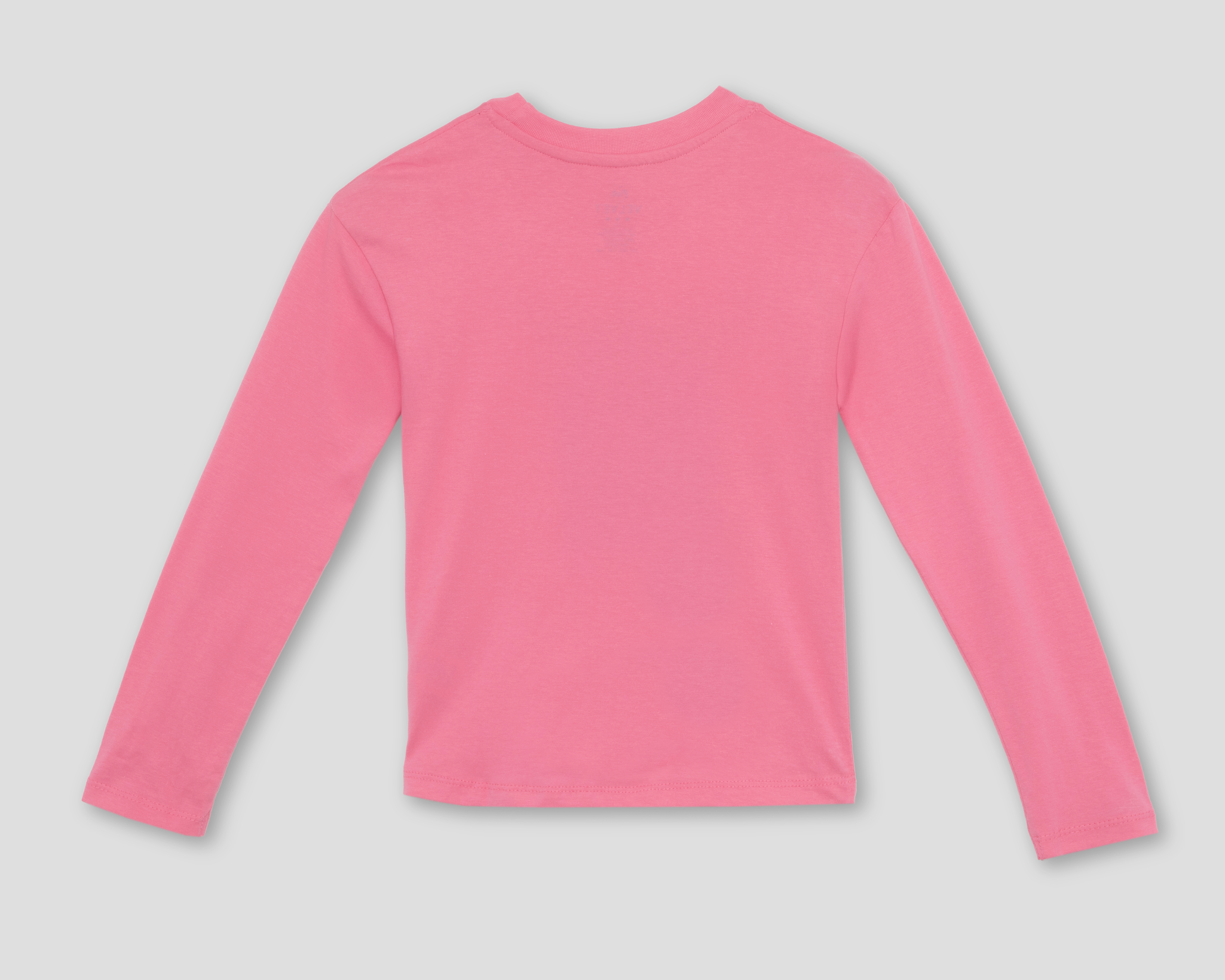 Foto 2 | Foto 2 | Playera de Cuello Redondo Rosa Pink Velvet para Niña