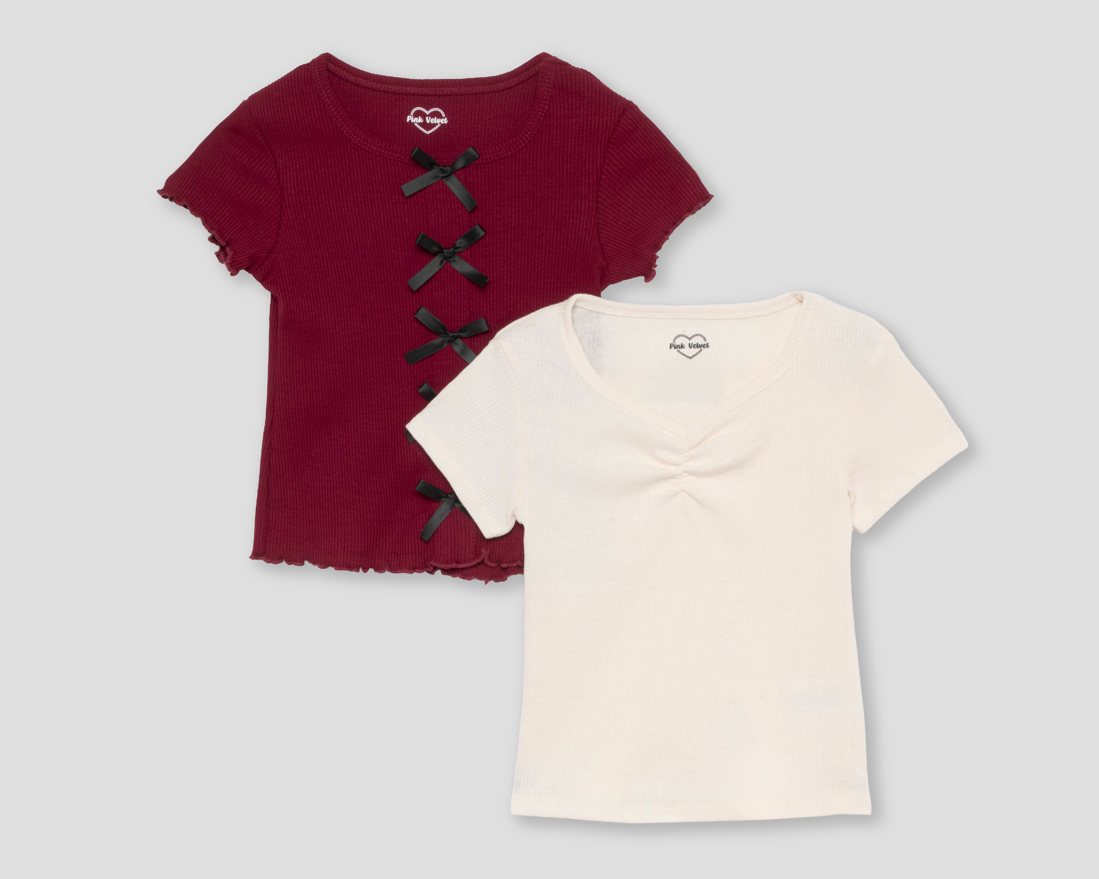 Playera Pink Velvet para Niña 2 Piezas