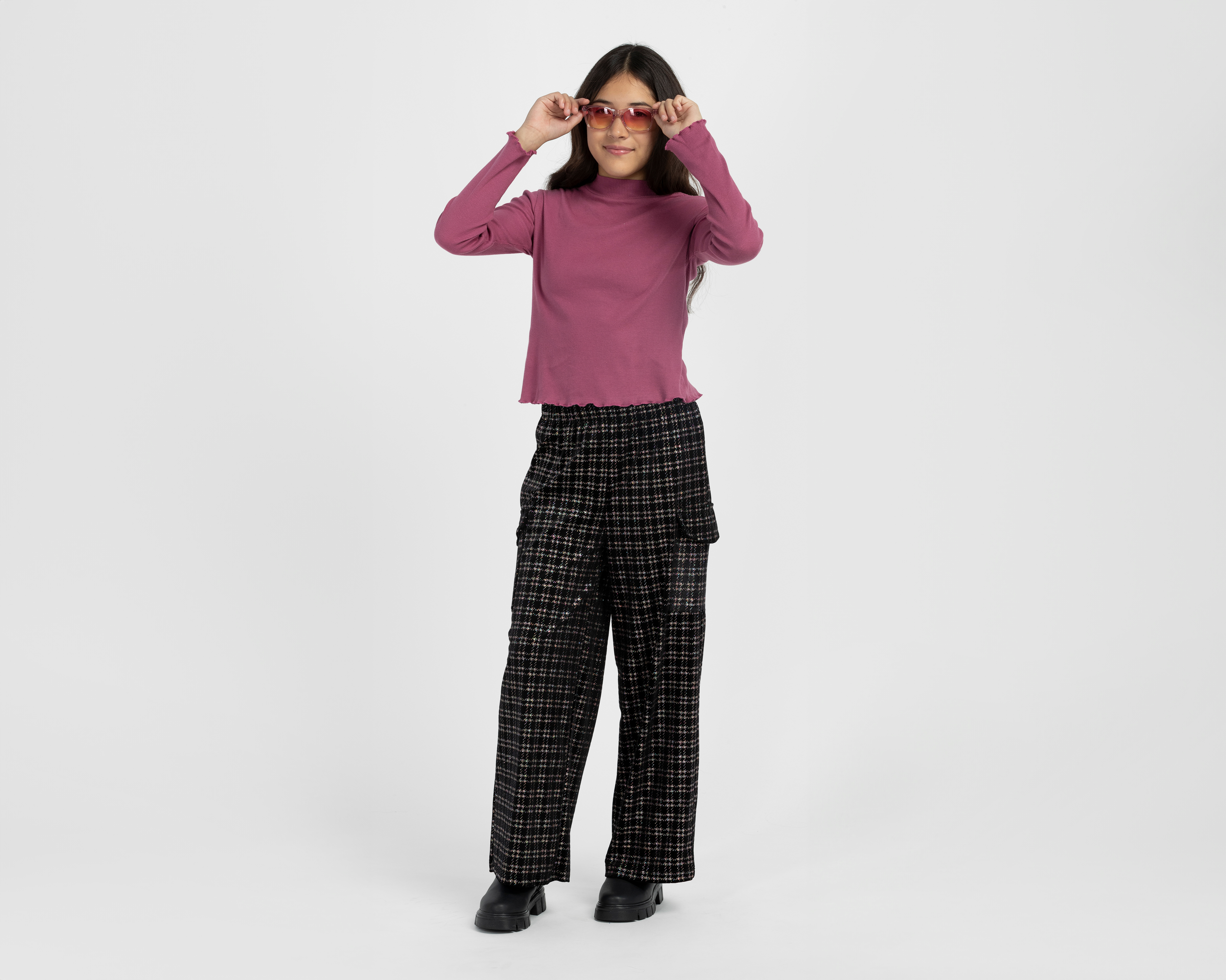 Foto 2 | Foto 2 | Playera Pink Velvet para Niña 3 Piezas