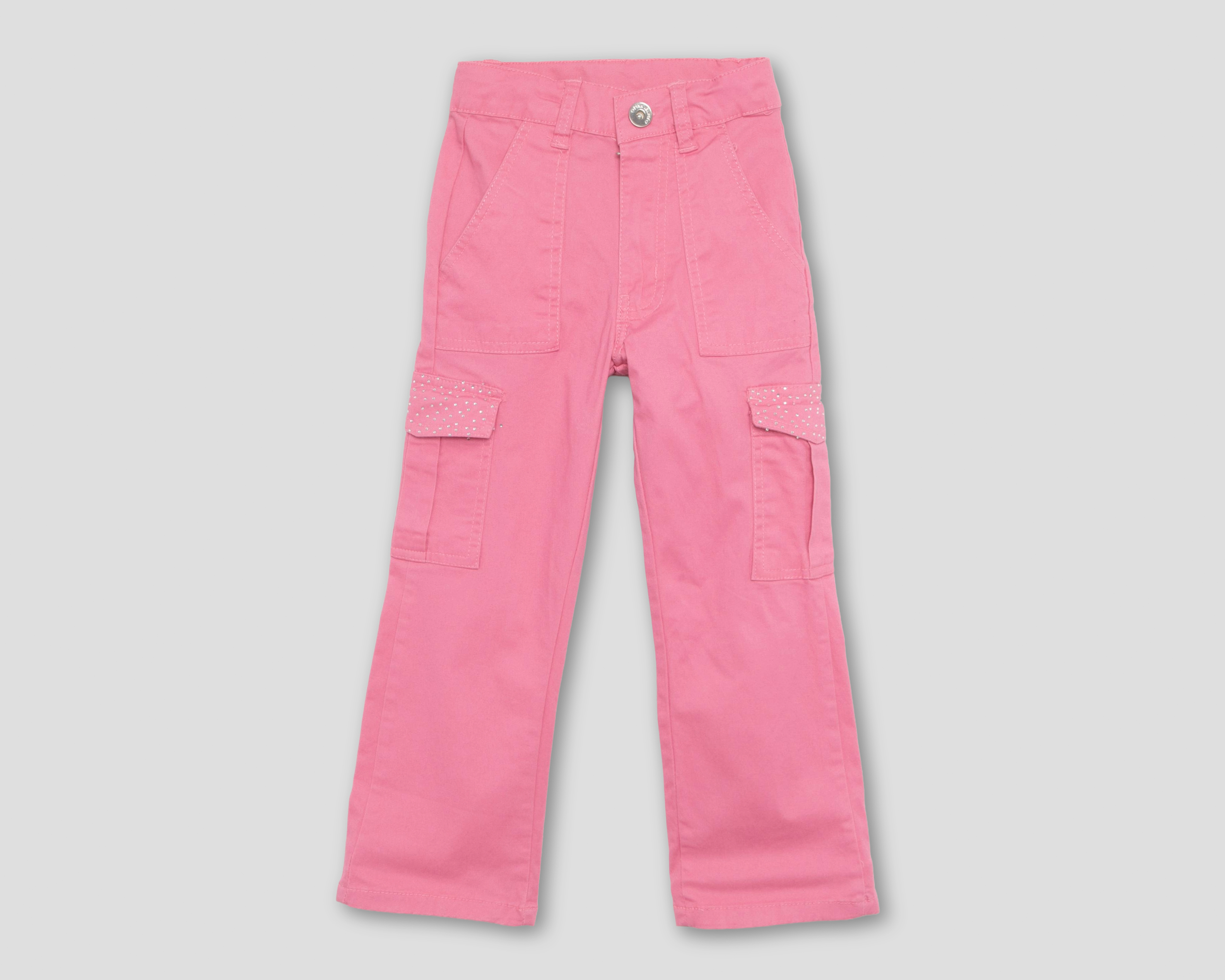 Foto 2 pulgar | Foto 1 | Pantalón Pink Velvet Recto para Niña