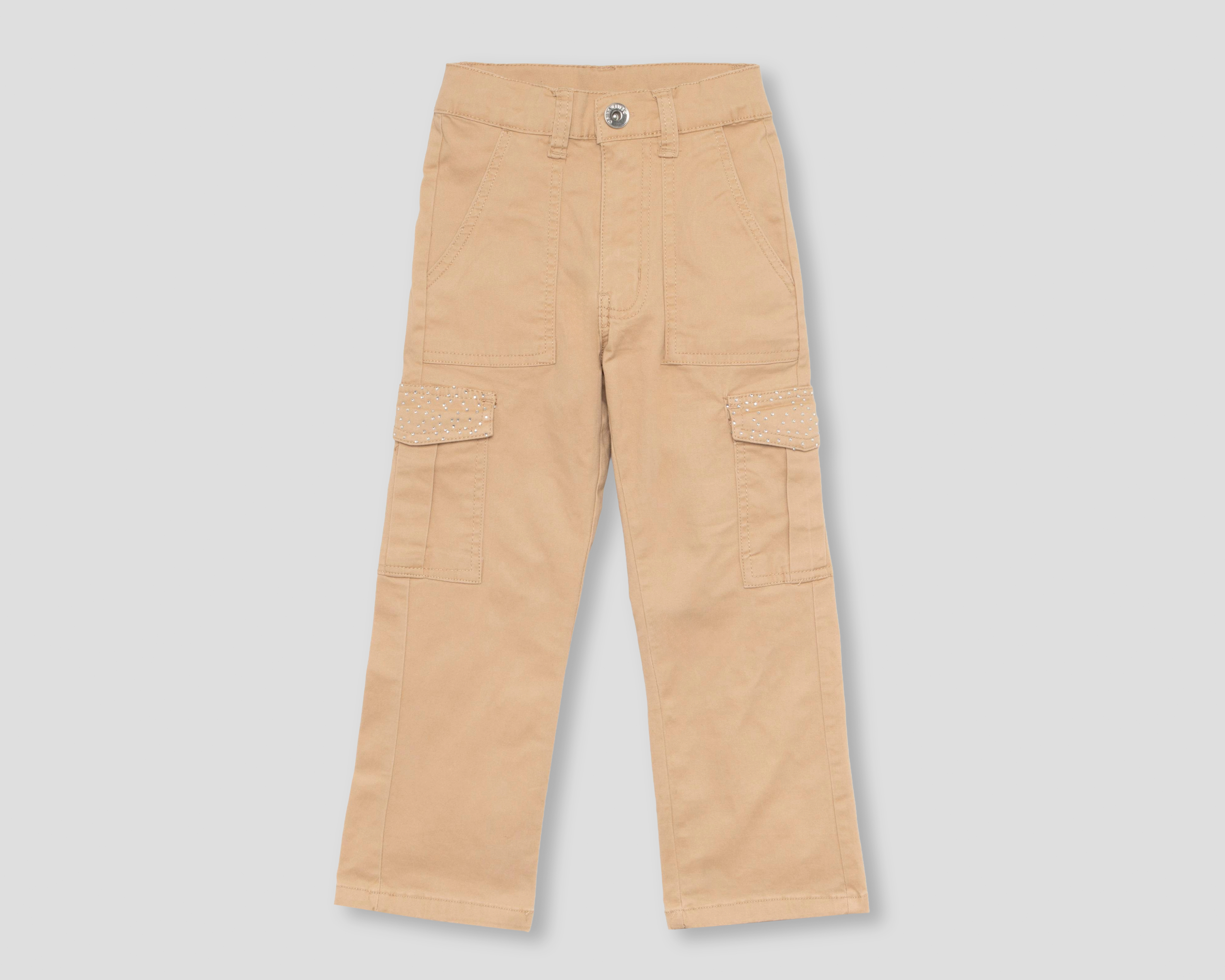 Pantalón Pink Velvet Recto para Niña