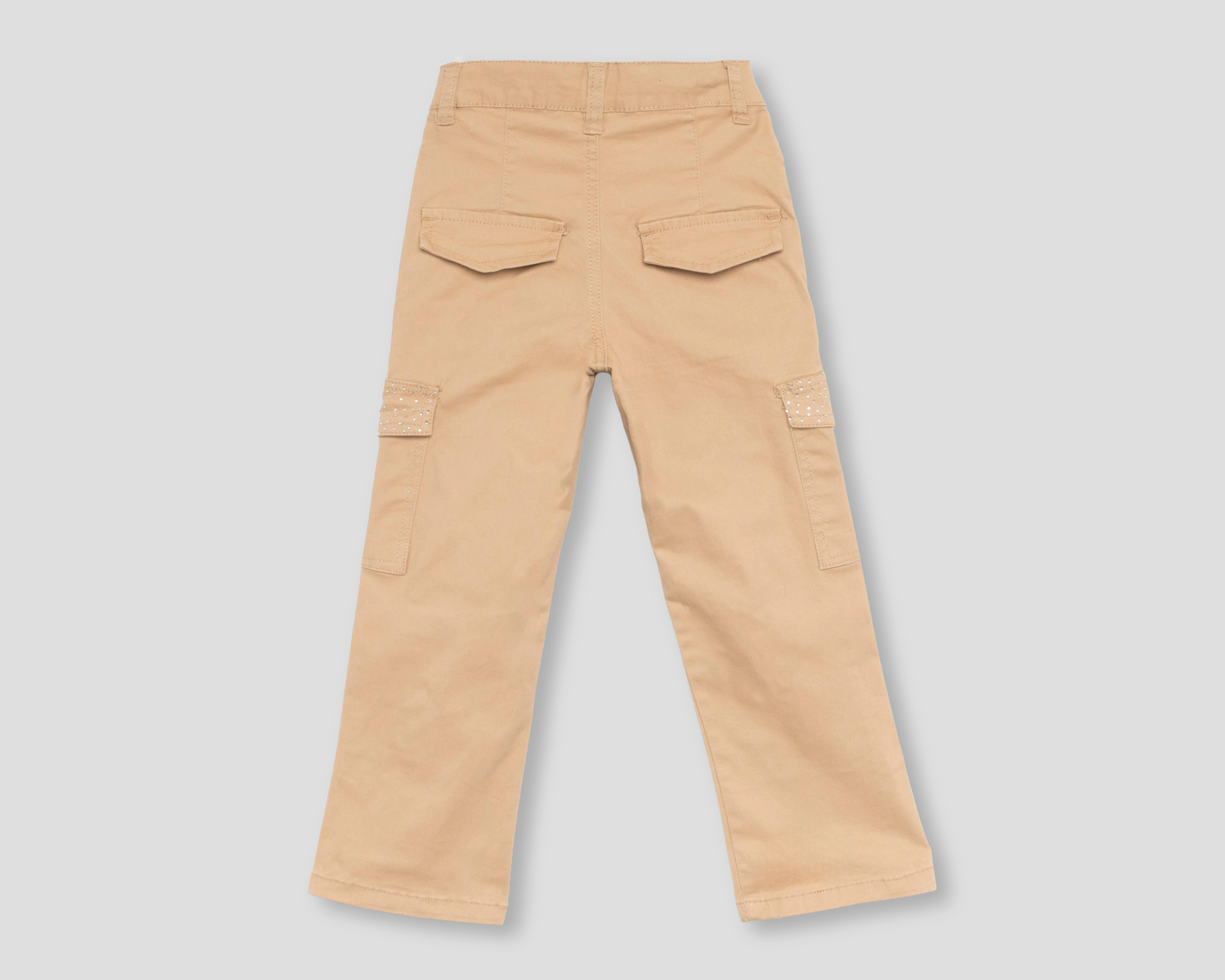 Foto 2 | Foto 2 | Pantalón Pink Velvet Recto para Niña