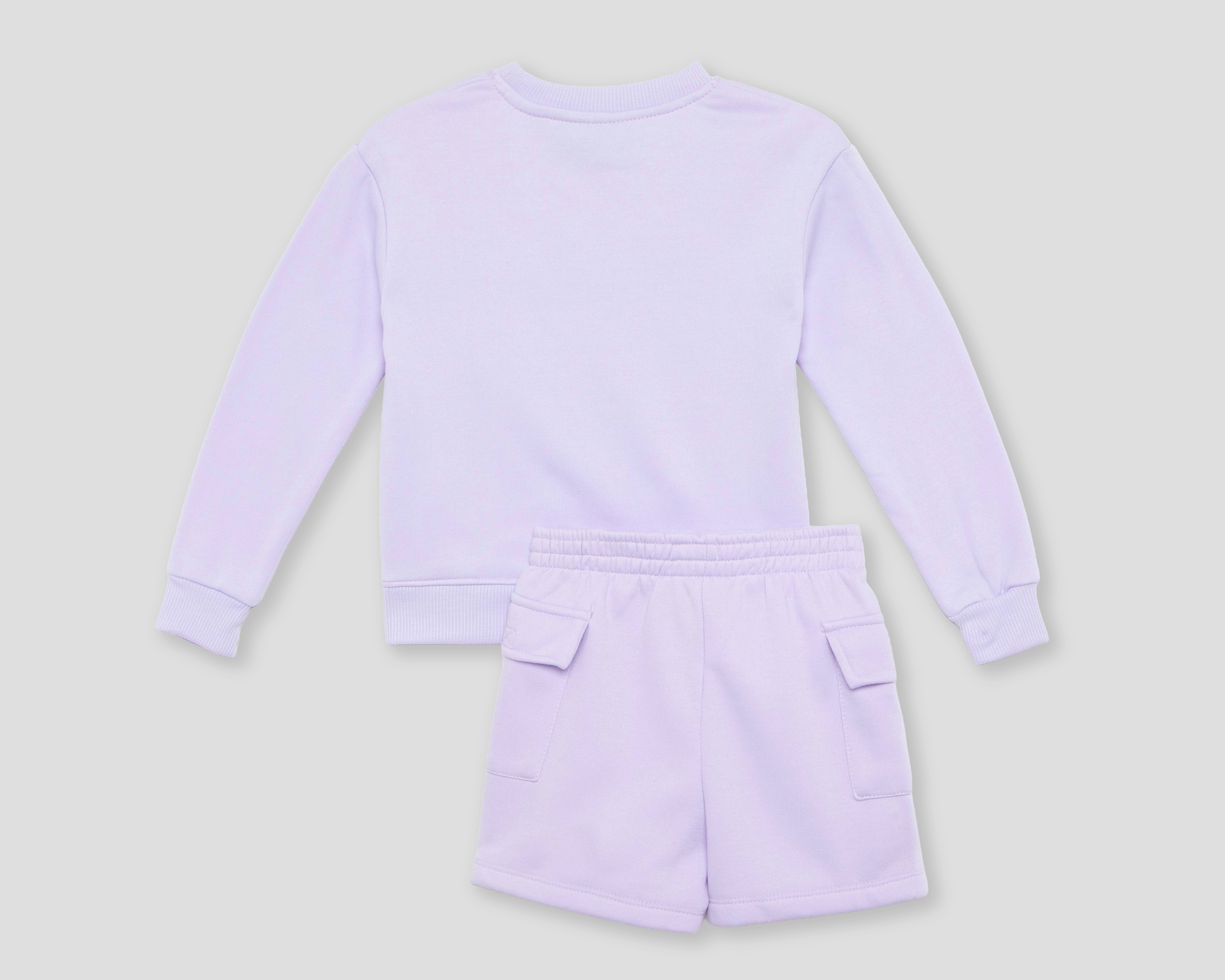 Foto 2 | Foto 2 | Sudadera y Short Pink Velvet para Niña