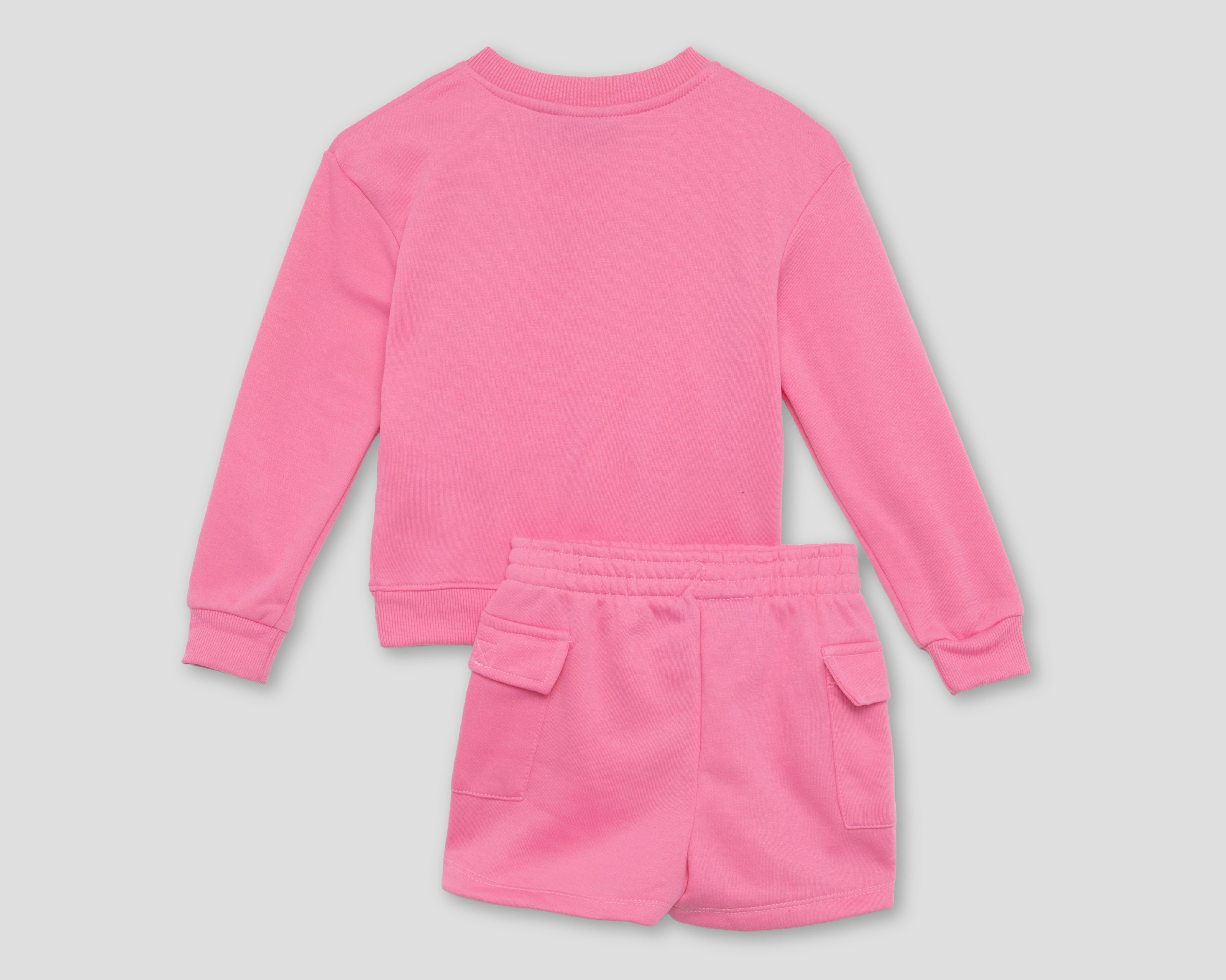 Foto 2 | Foto 2 | Sudadera y Short Pink Velvet para Niña