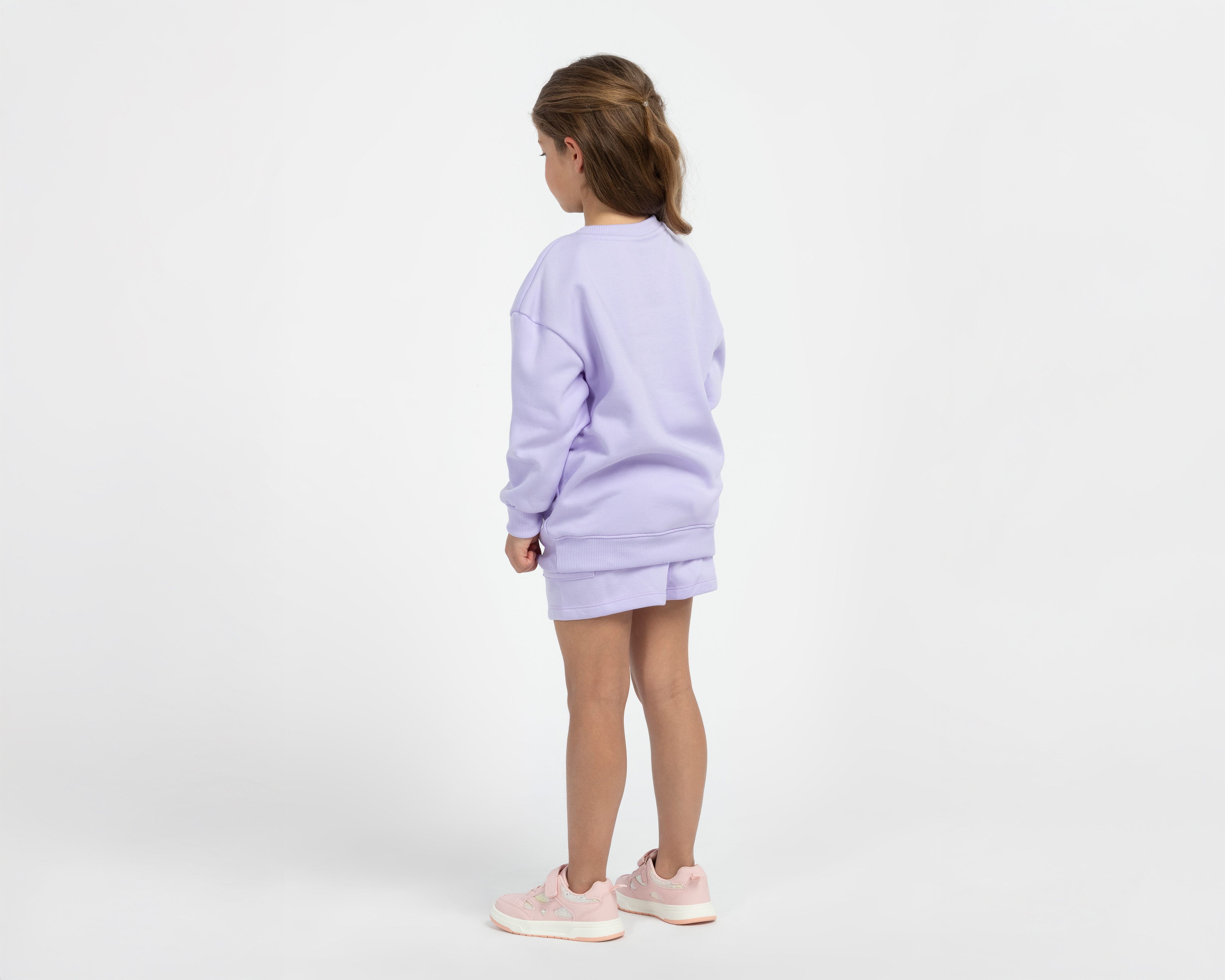 Foto 2 | Foto 2 | Sudadera y Short Pink Velvet para Niña