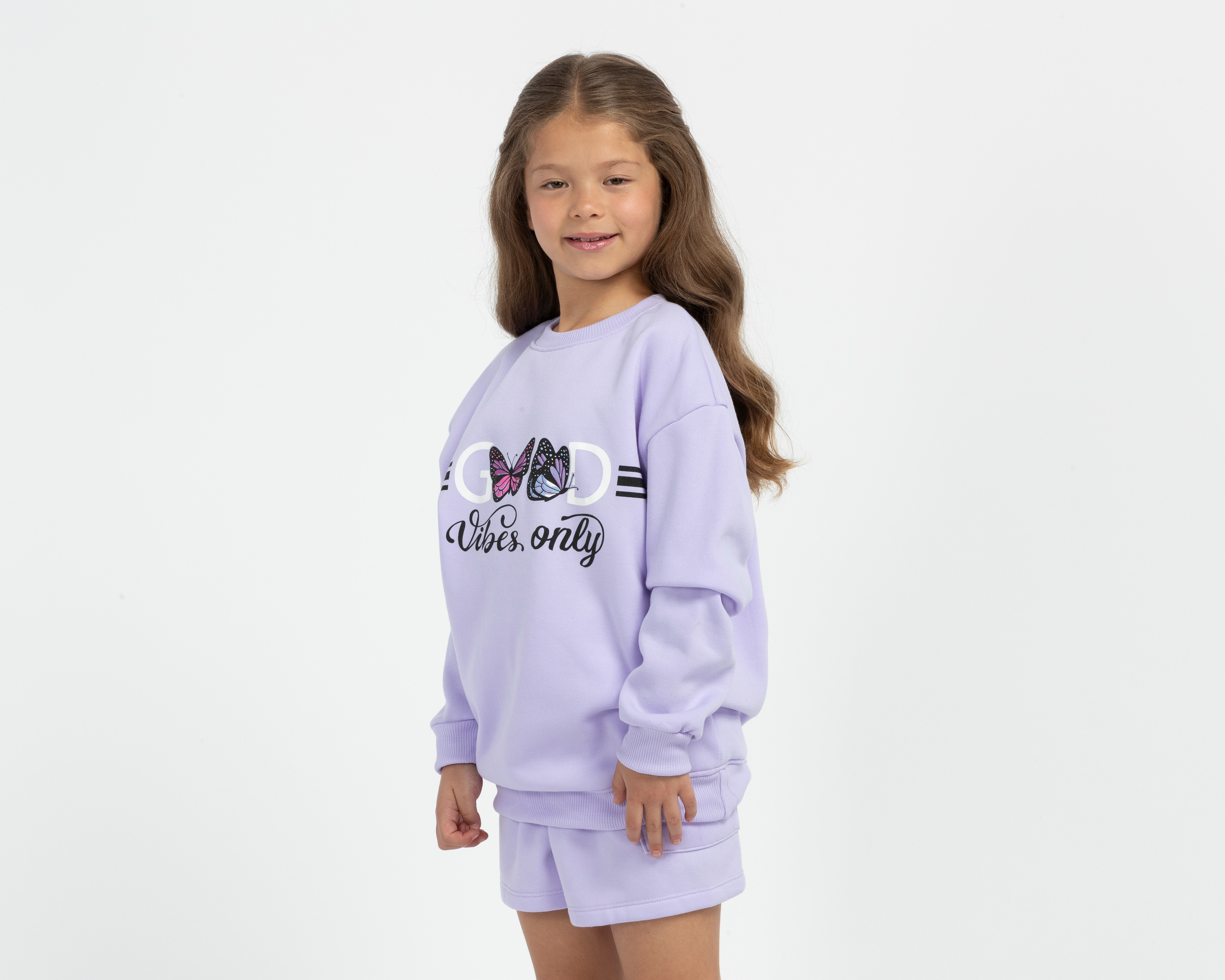 Foto 3 | Foto 3 | Sudadera y Short Pink Velvet para Niña