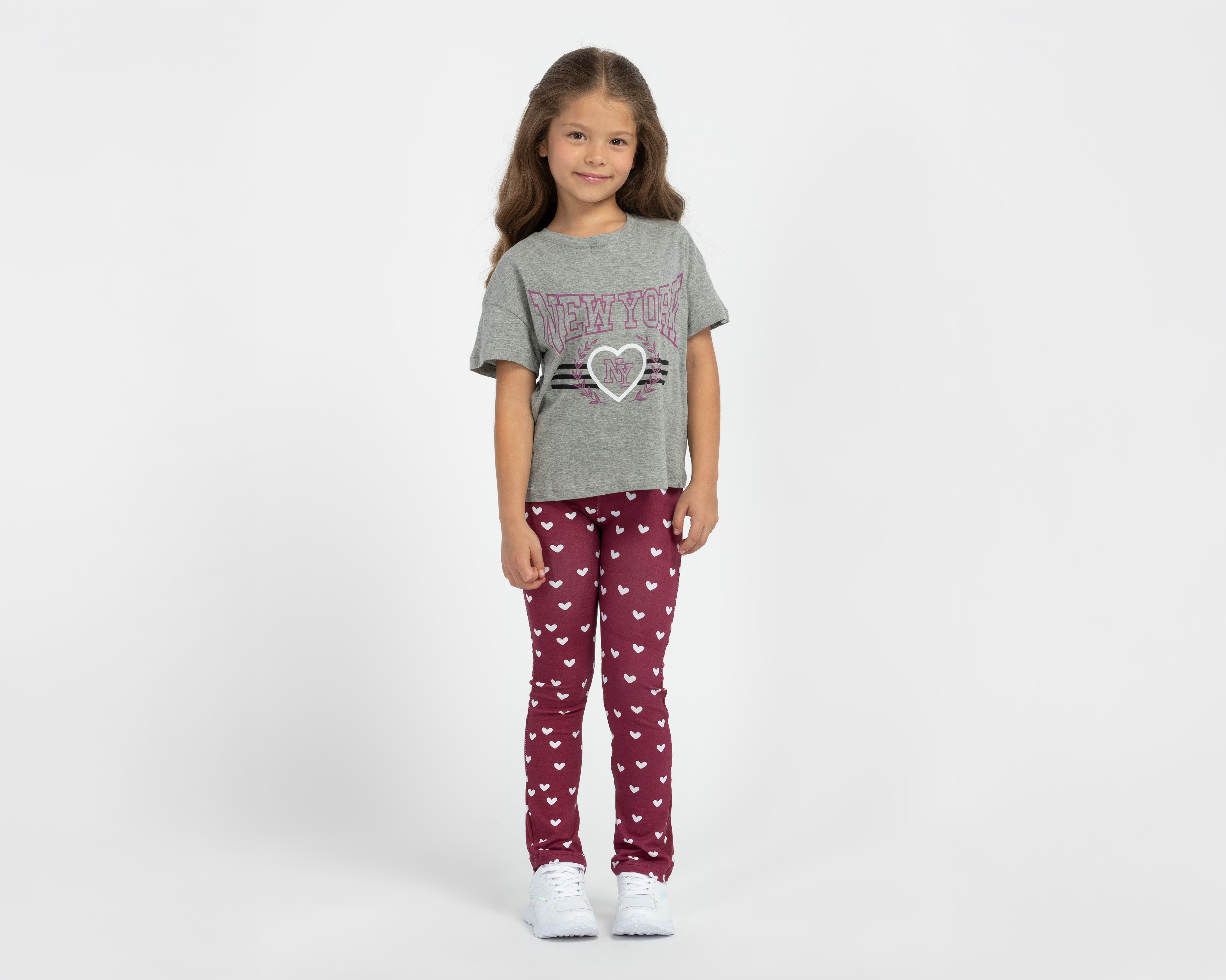 Foto 2 | Foto 2 | Conjunto Pink Velvet para Niña 4 Piezas