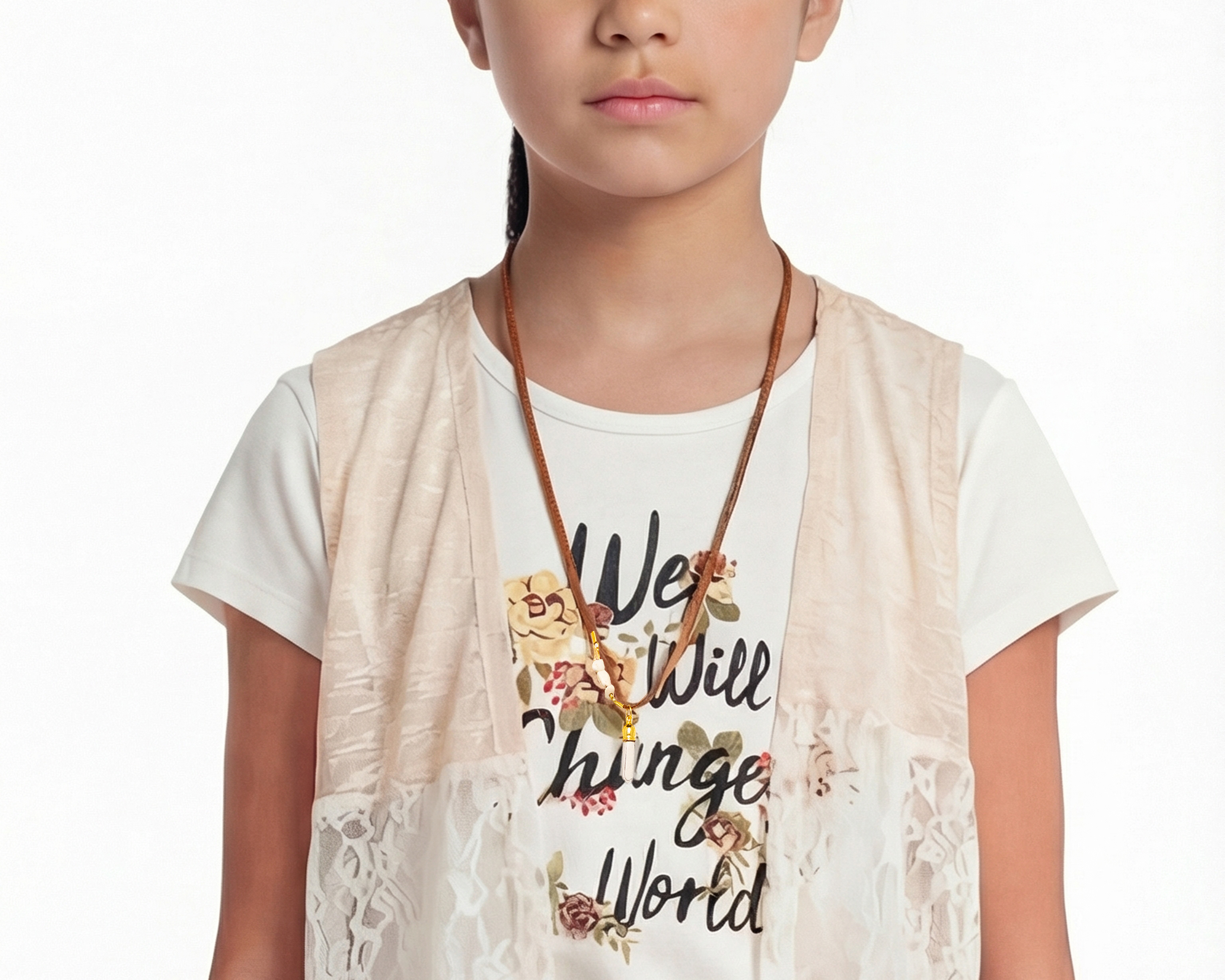 Foto 4 | Foto 4 | Chaleco y Playera con Collar Refill para Niña