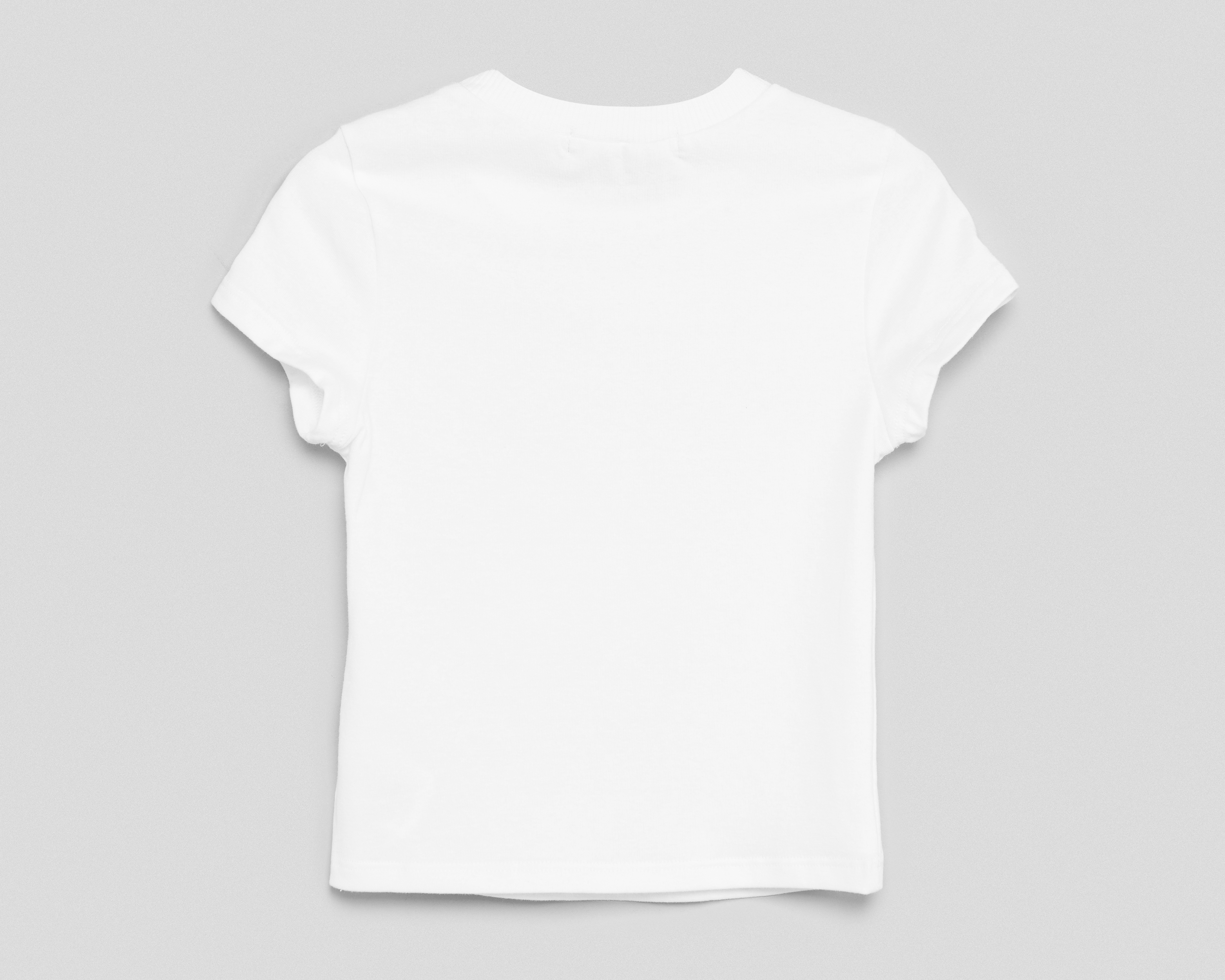 Foto 2 | Foto 2 | Playera de Cuello Redondo Blanca Girls Attitude para Niña