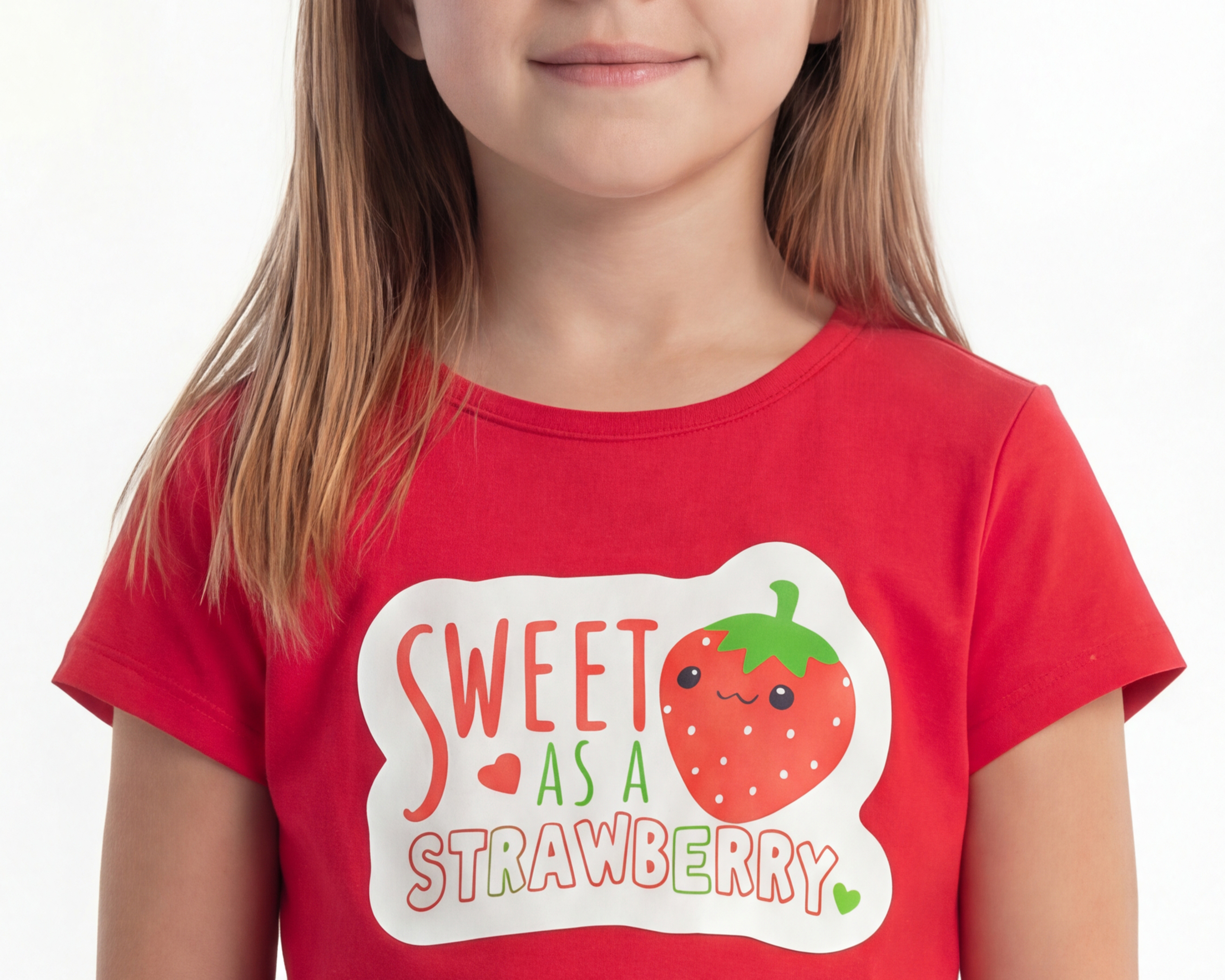 Foto 4 | Foto 4 | Playera de Cuello Redondo Roja Girls Attitude para Niña