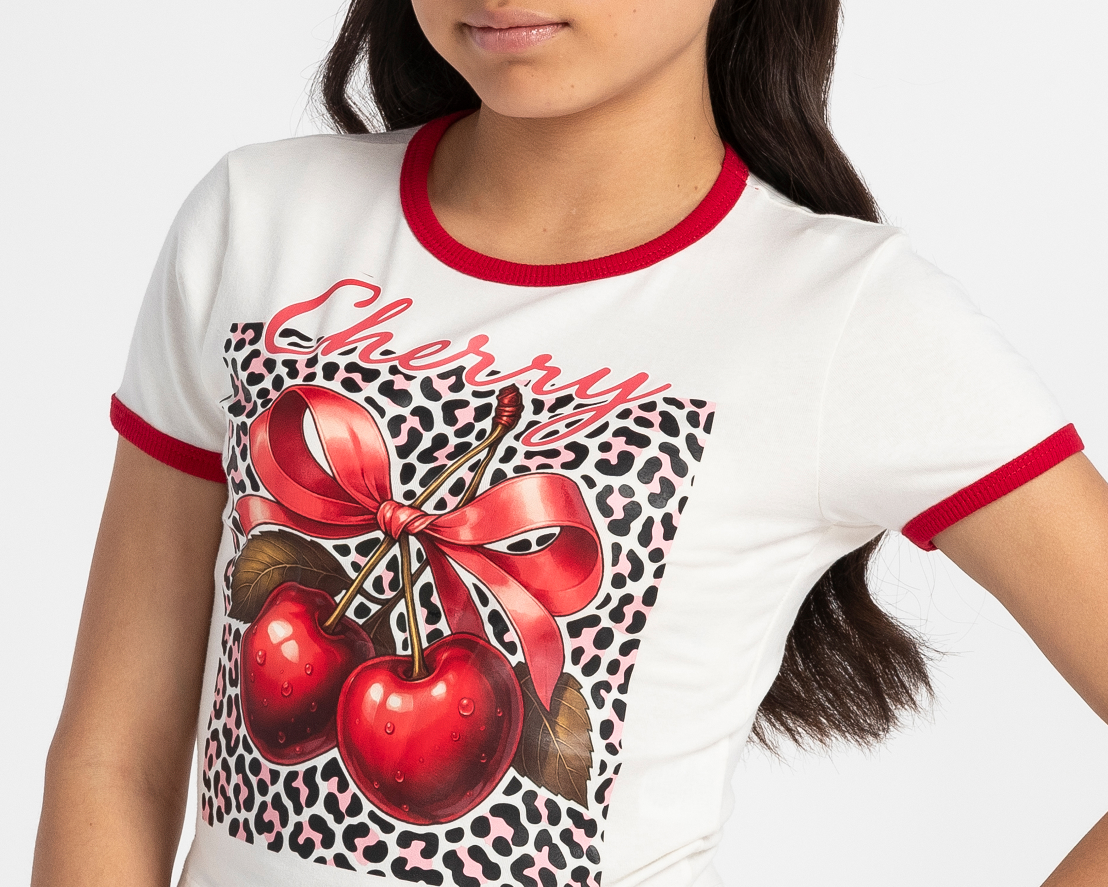 Foto 4 | Foto 4 | Playera de Cuello Redondo Ivory Girls Attitude para Niña