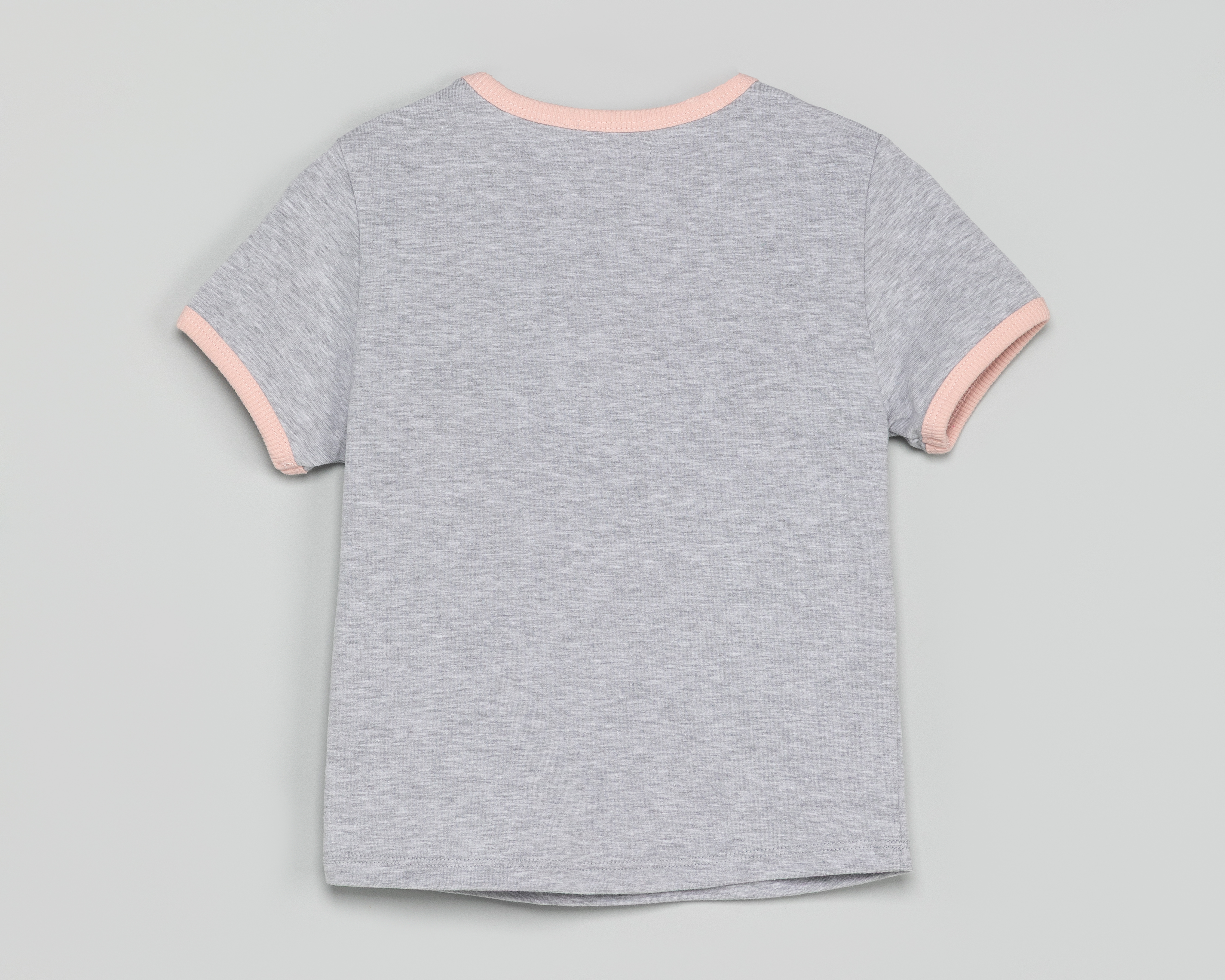 Foto 3 pulgar | Foto 2 | Playera de Cuello Redondo Gris Girls Attitude para Niña