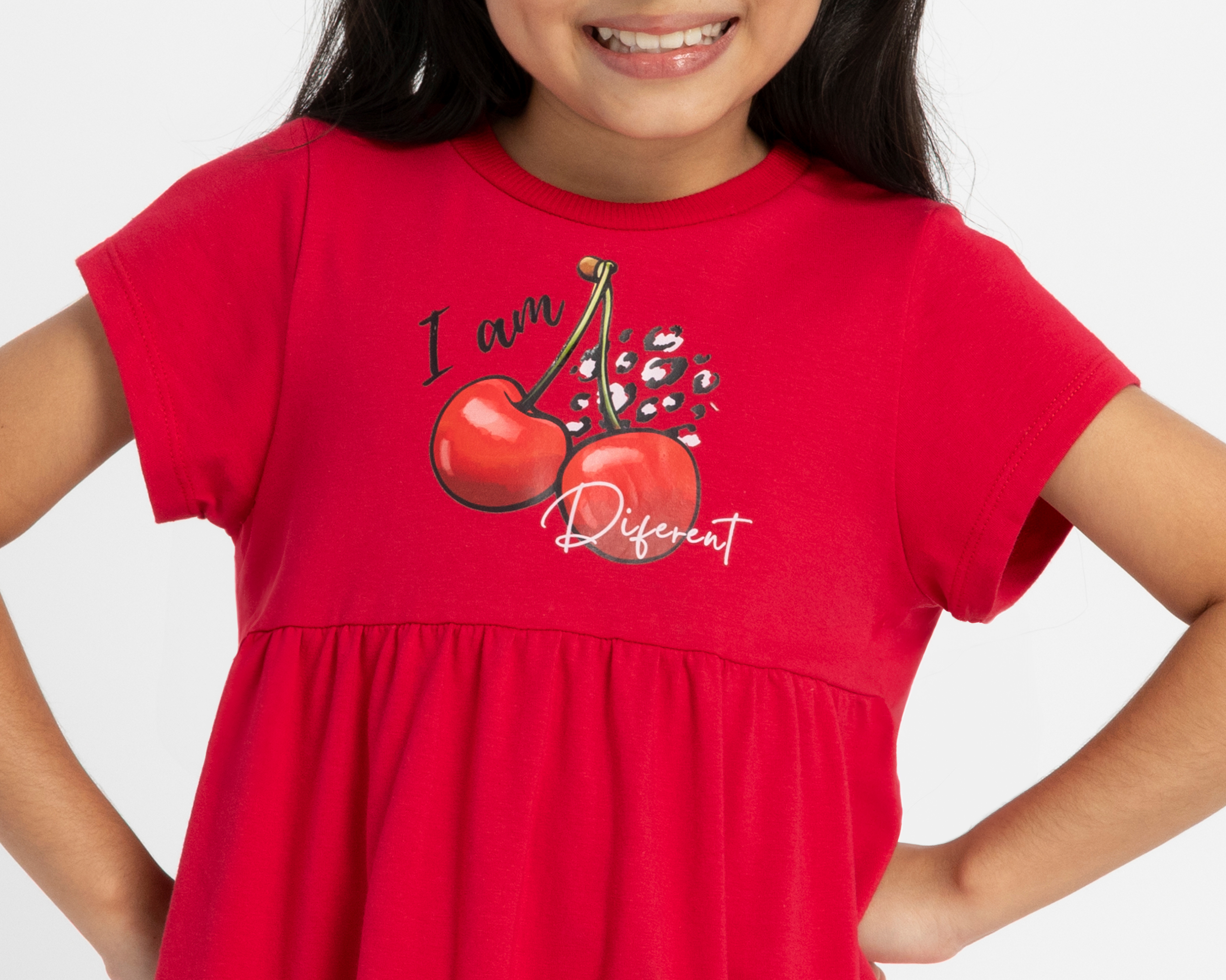 Foto 5 pulgar | Foto 4 | Vestido Rojo Girls Attitude para Niña