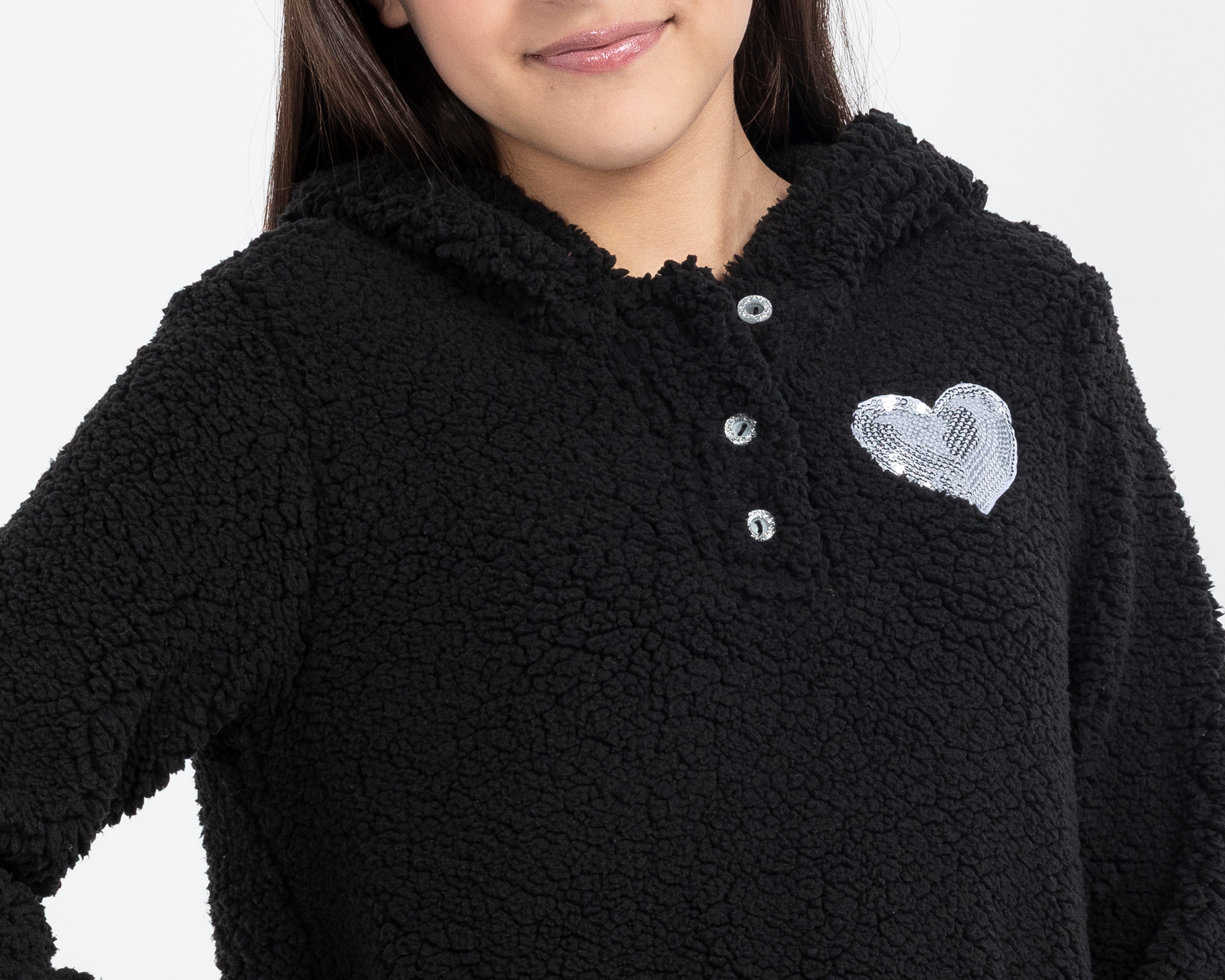 Foto 5 pulgar | Foto 4 | Sudadera con Capucha Girls Attitude Juvenil