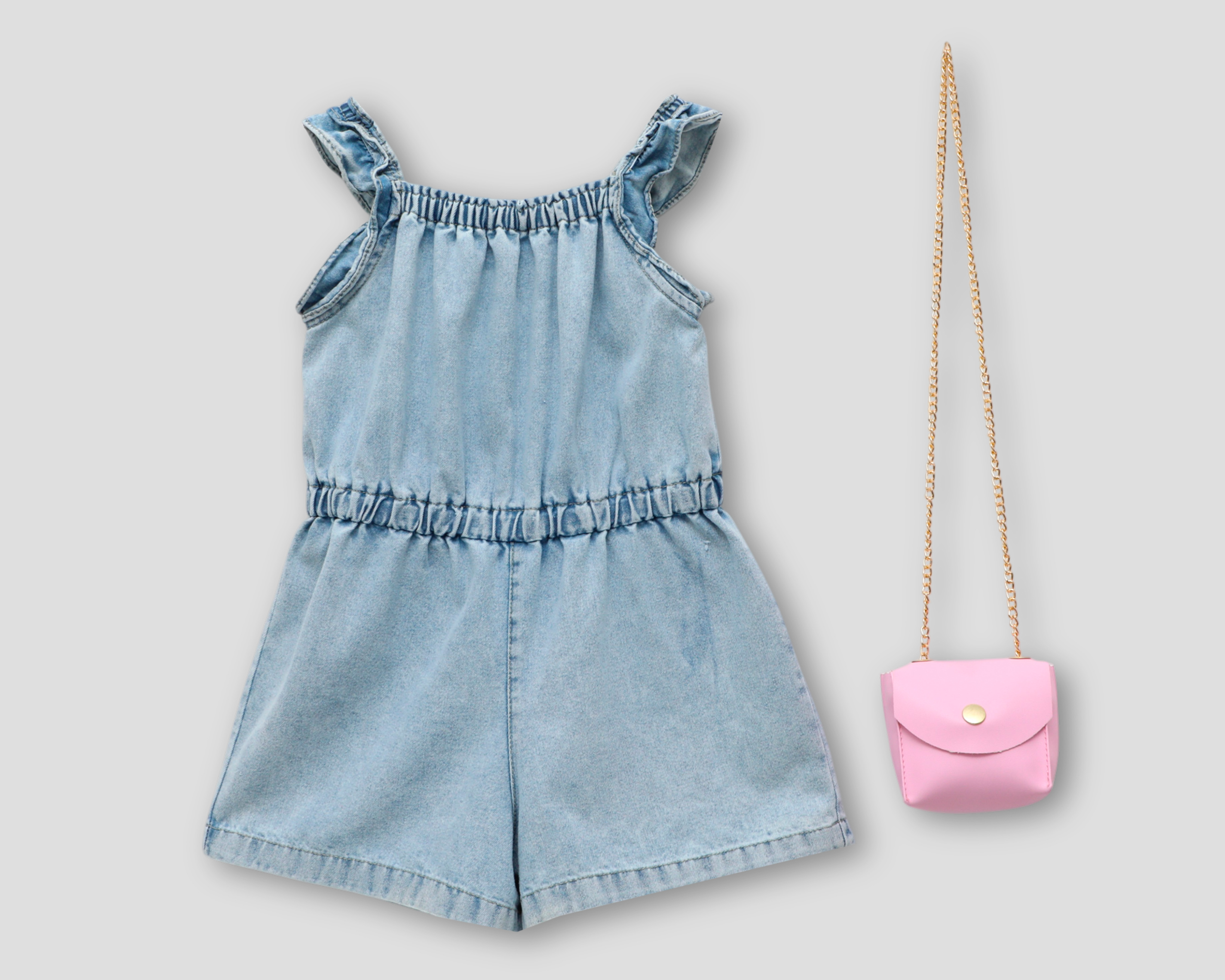 Foto 1 | Foto 1 | Jumper de Mezclilla Girls Attitude para Niña con Bolsa