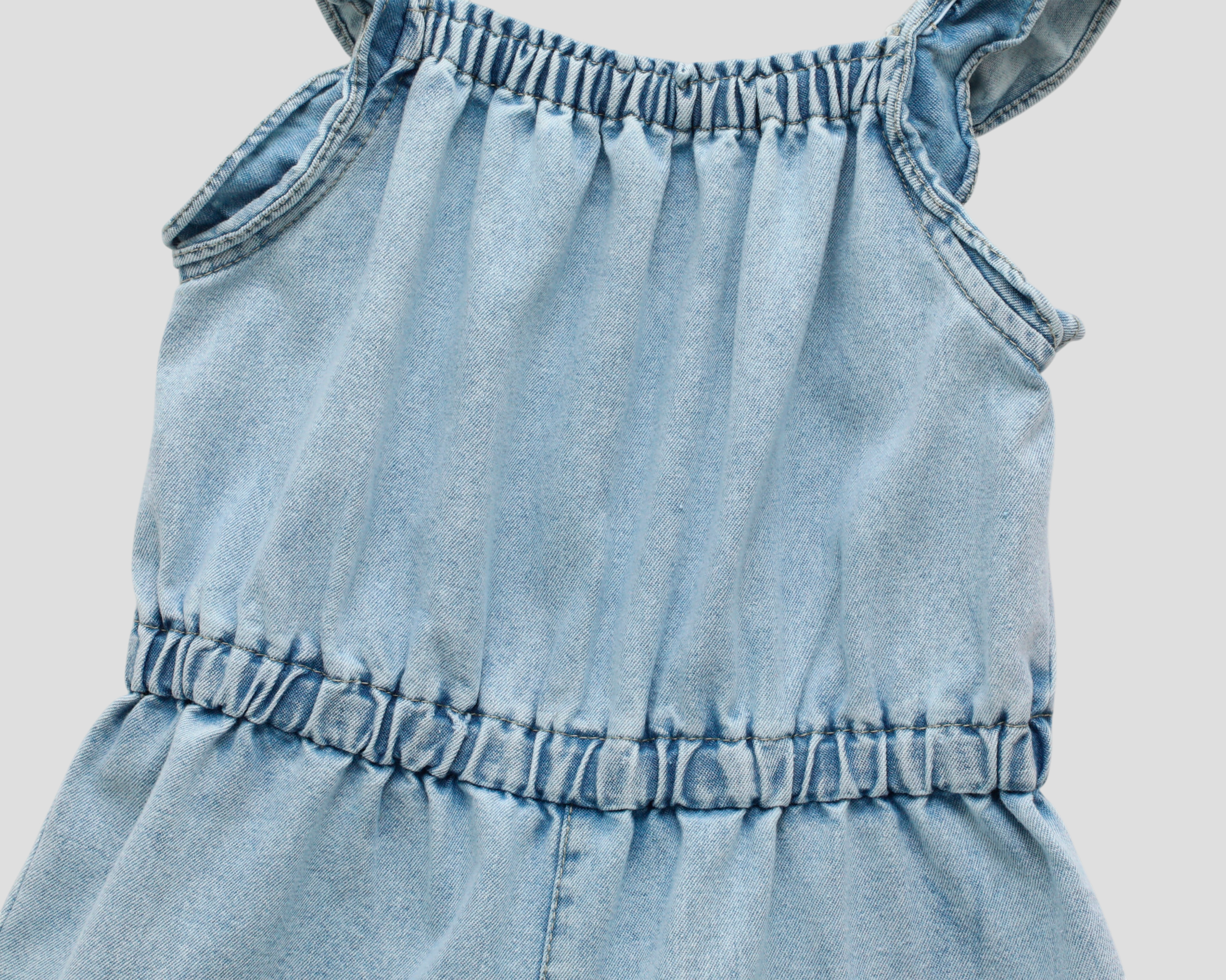 Foto 4 pulgar | Foto 3 | Jumper de Mezclilla Girls Attitude para Niña con Bolsa