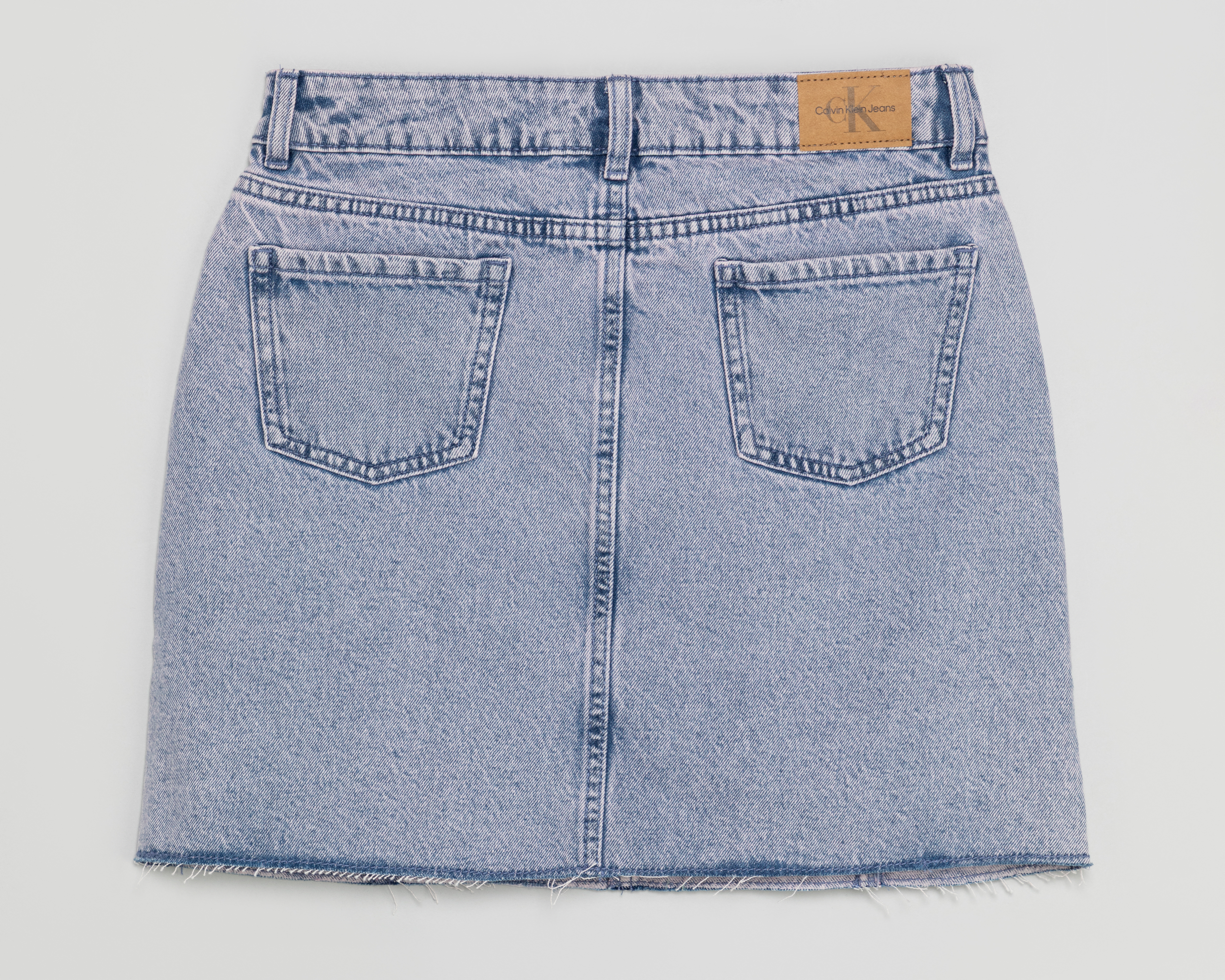 Foto 2 | Foto 2 | Falda Azul Calvin Klein para Niña