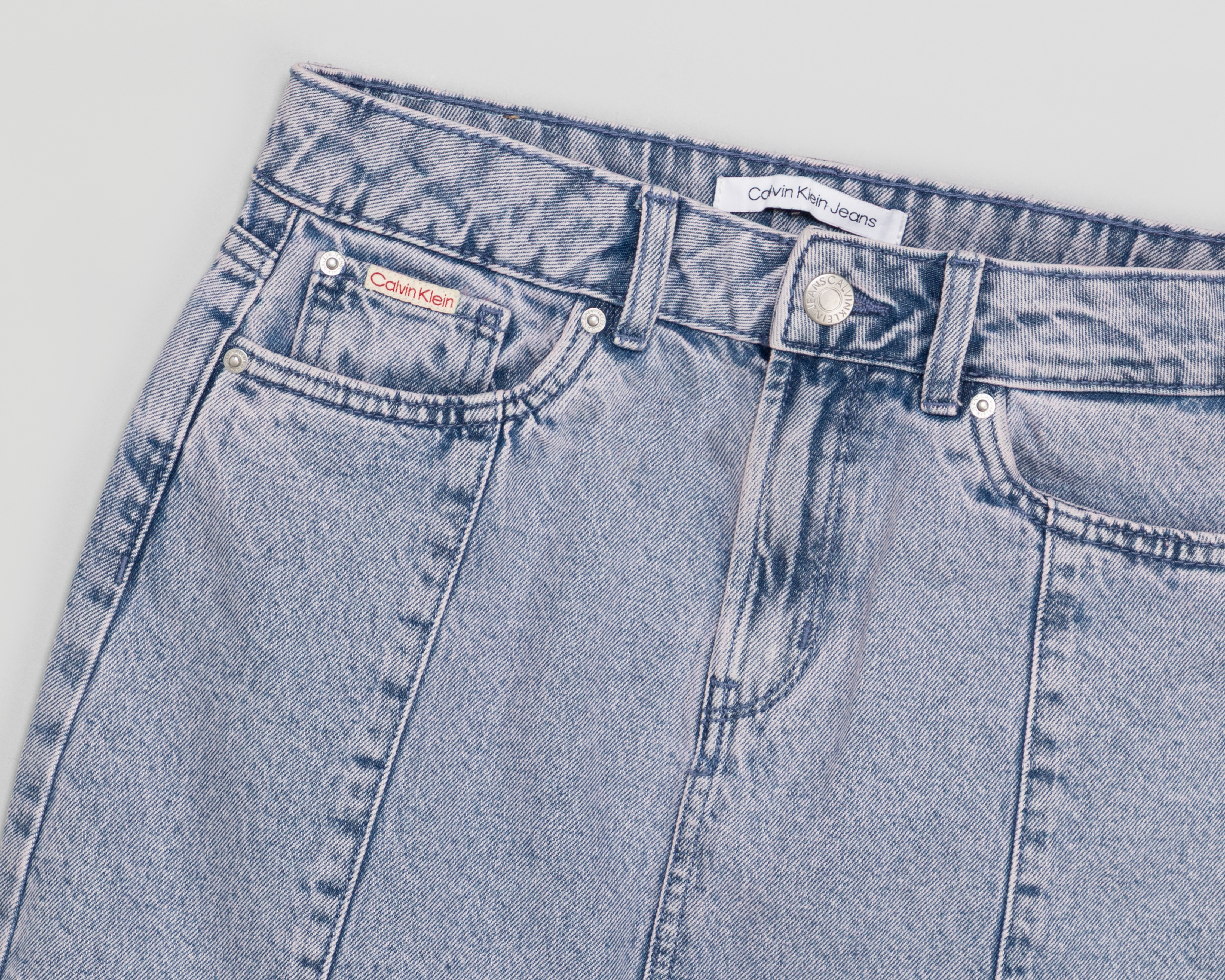 Foto 3 | Foto 3 | Falda Azul Calvin Klein para Niña