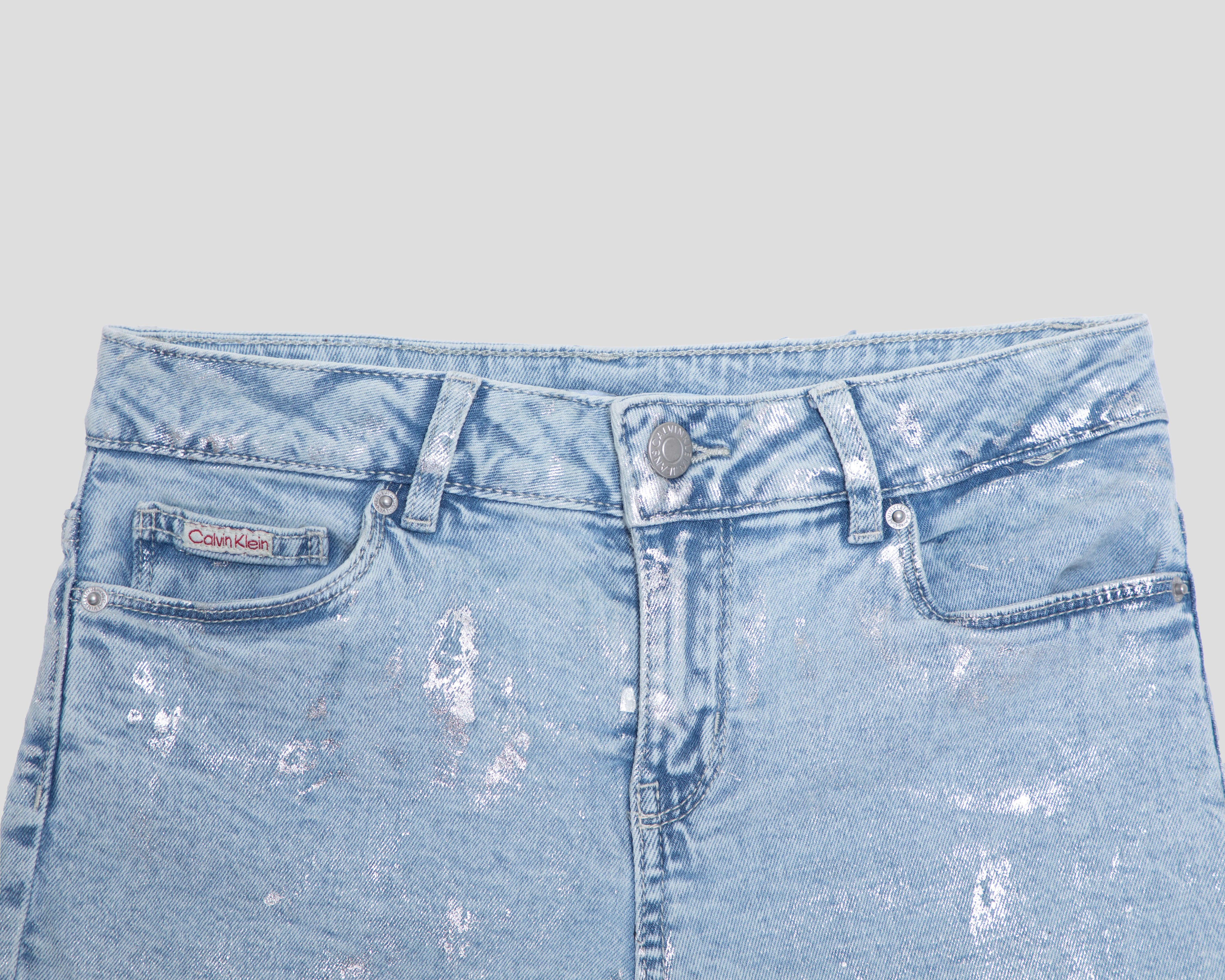 Foto 4 pulgar | Foto 3 | Short Calvin Klein para Niña