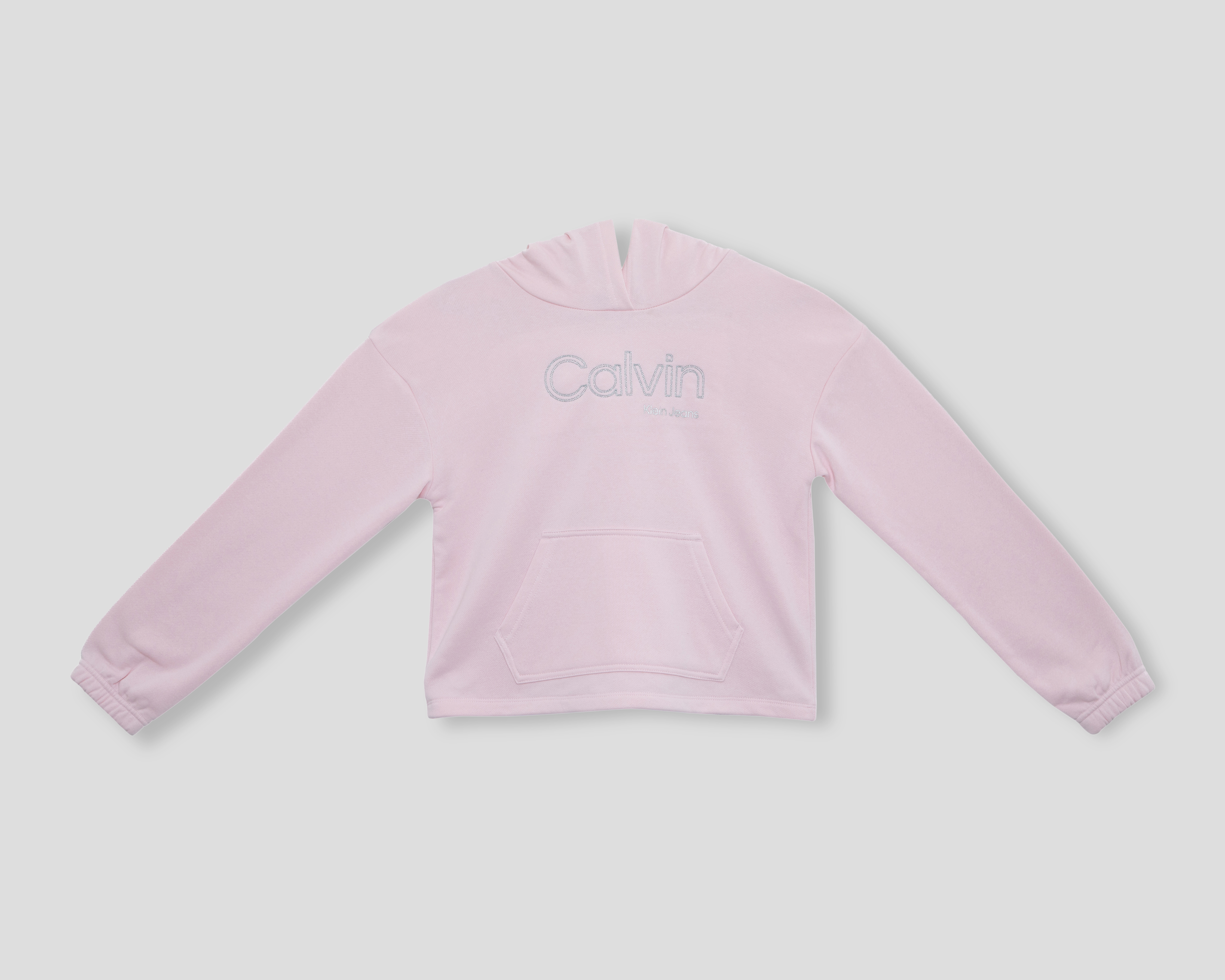 Foto 2 pulgar | Foto 1 | Sudadera con Capucha Calvin Klein para Niña