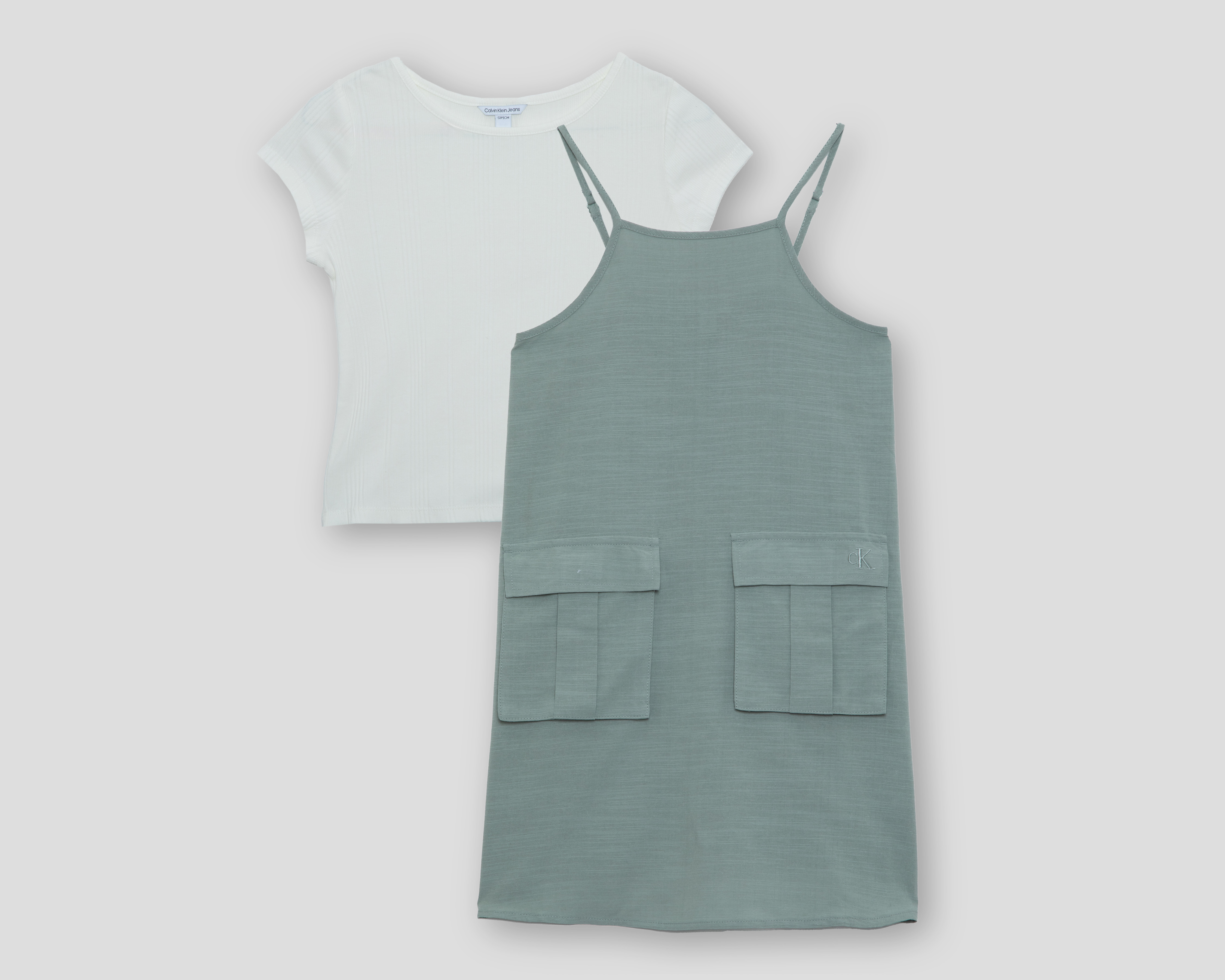 Vestido y Playera Calvin Klein para Niña
