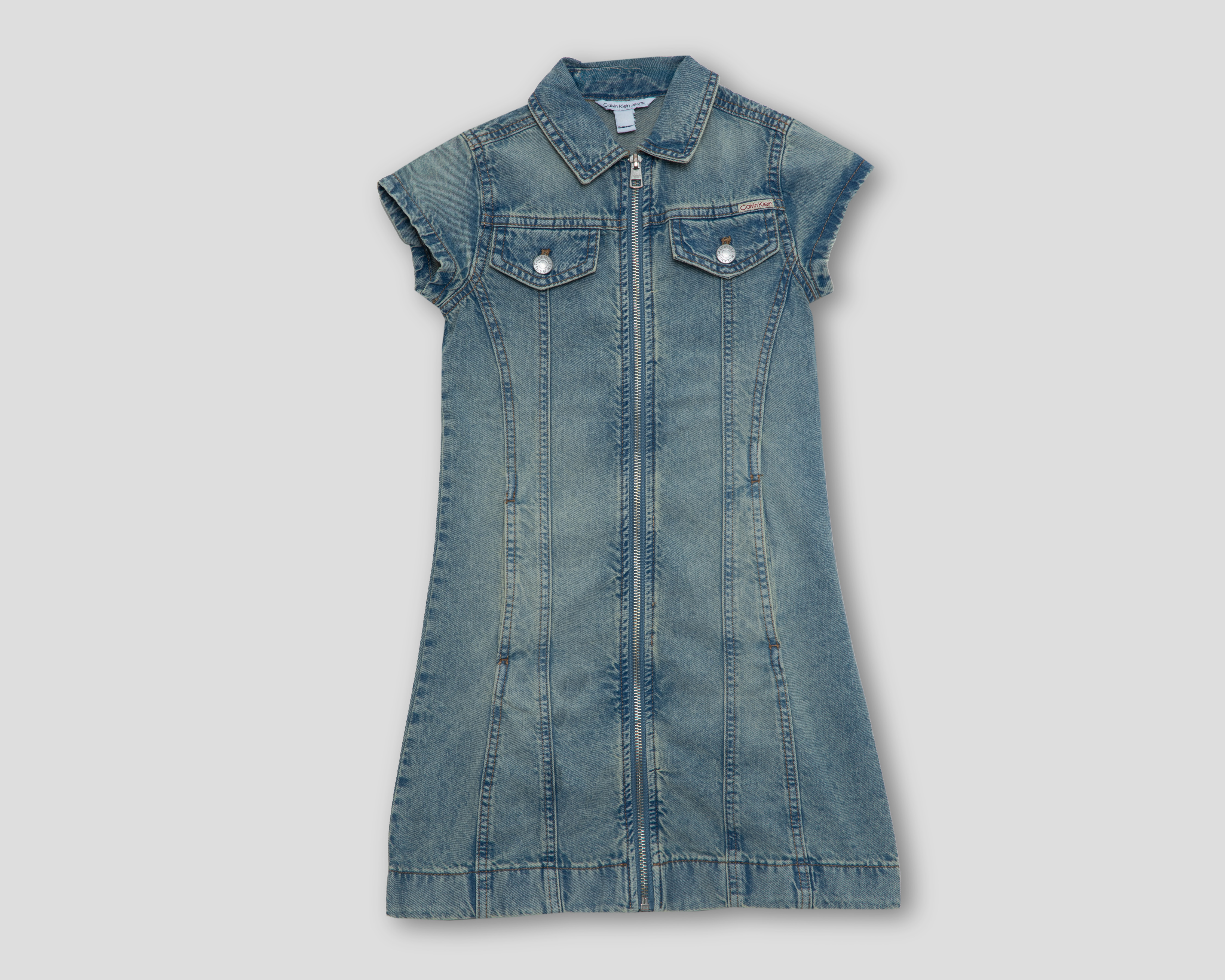 Vestido Azul Calvin Klein para Niña